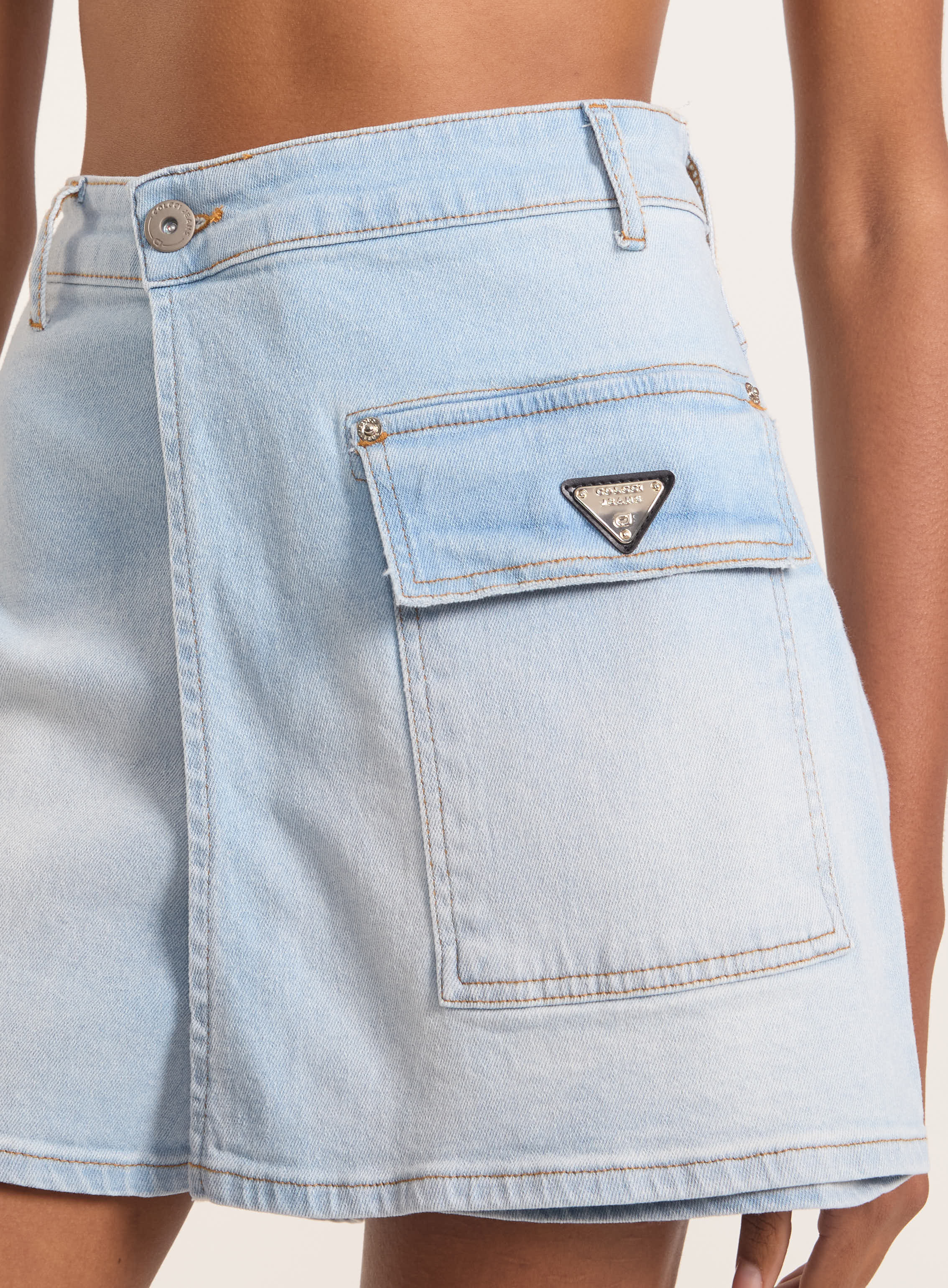 SHORT SAIA JEANS 34 INDIGO