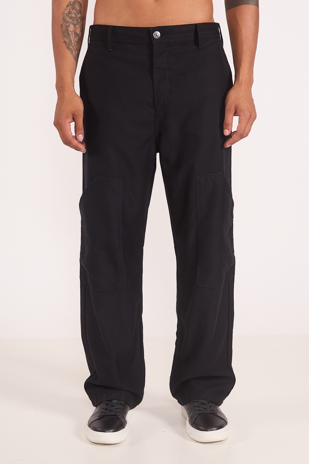 CALÇA SARJA LOOSE FIT 42 PRETO