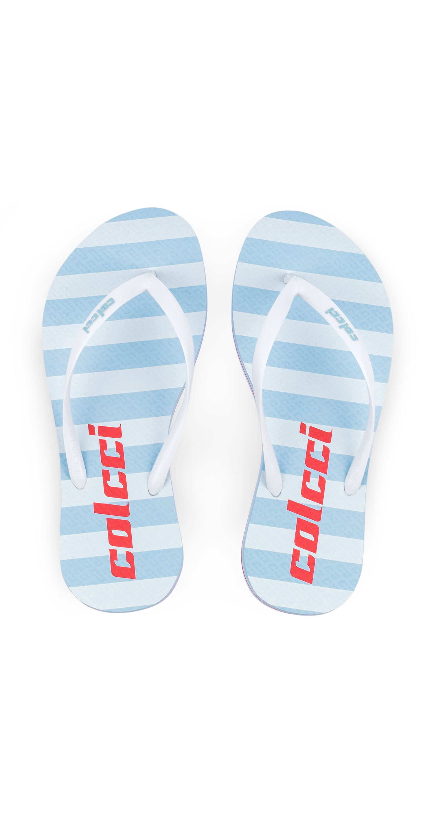CHINELO LISTRAS COLCCI 33-34 AZUL TRANQUIL BLUE