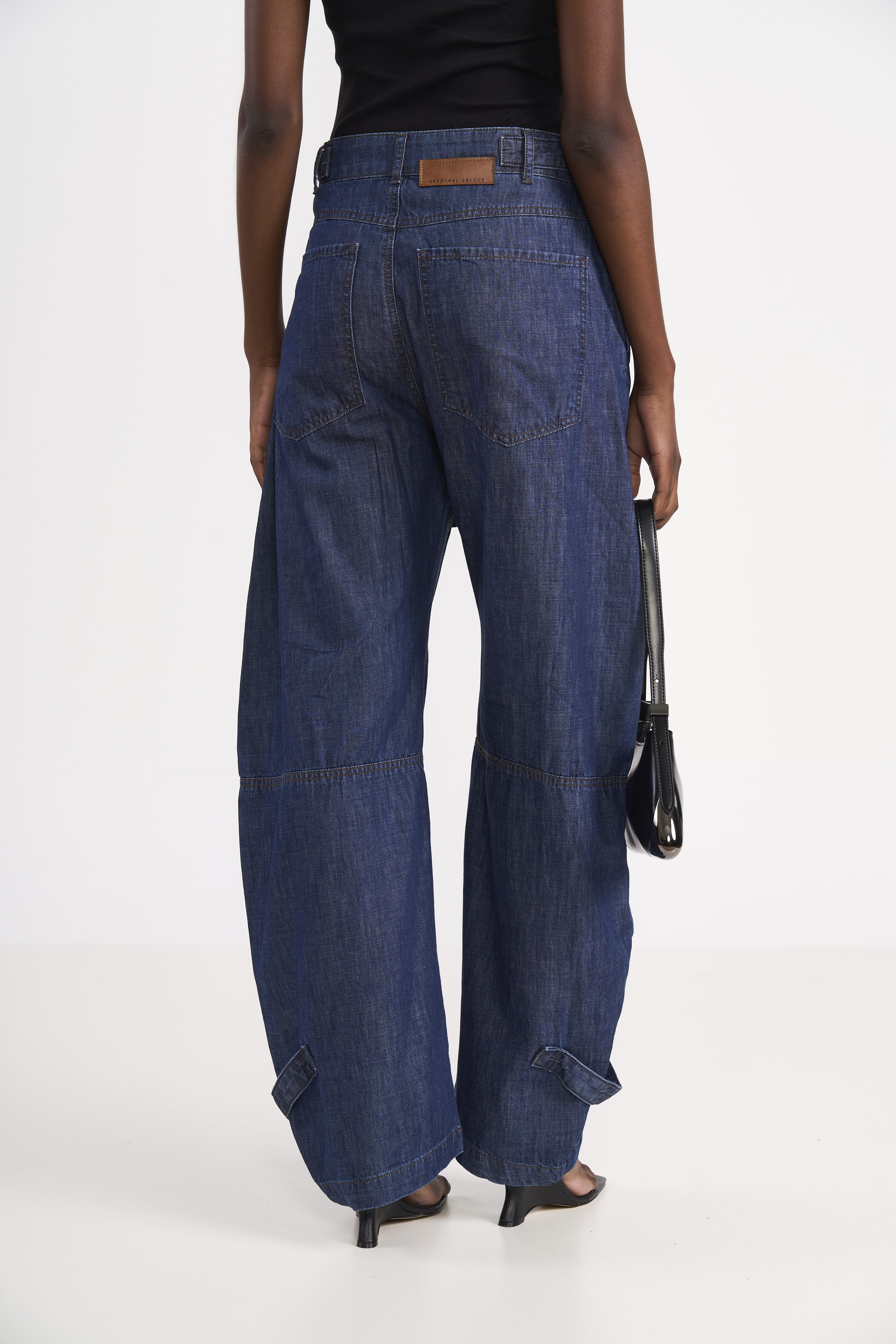 CALÇA JEANS LEONI LOW 34 INDIGO