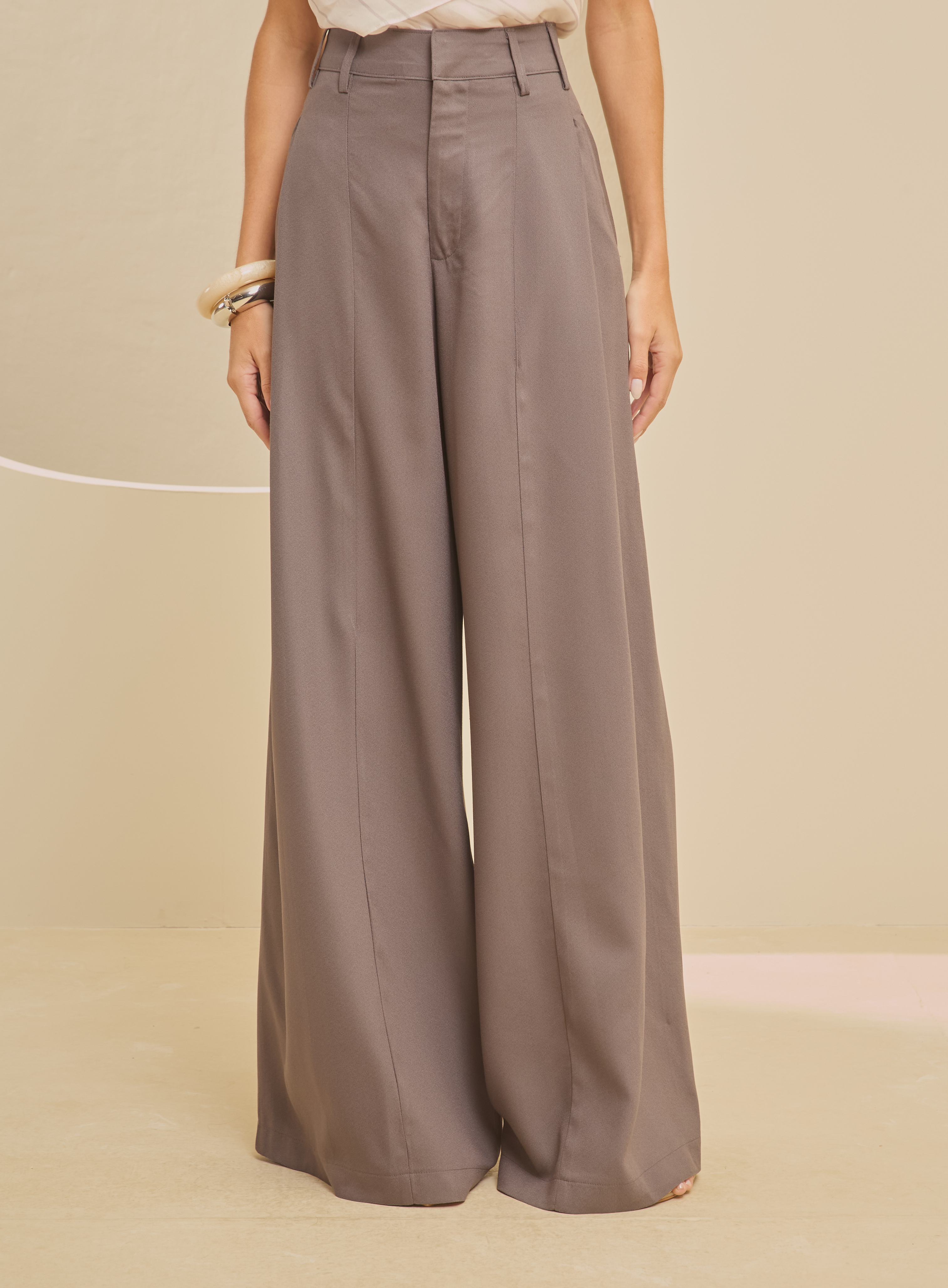CALÇA FORUM G CINZA NEGRO