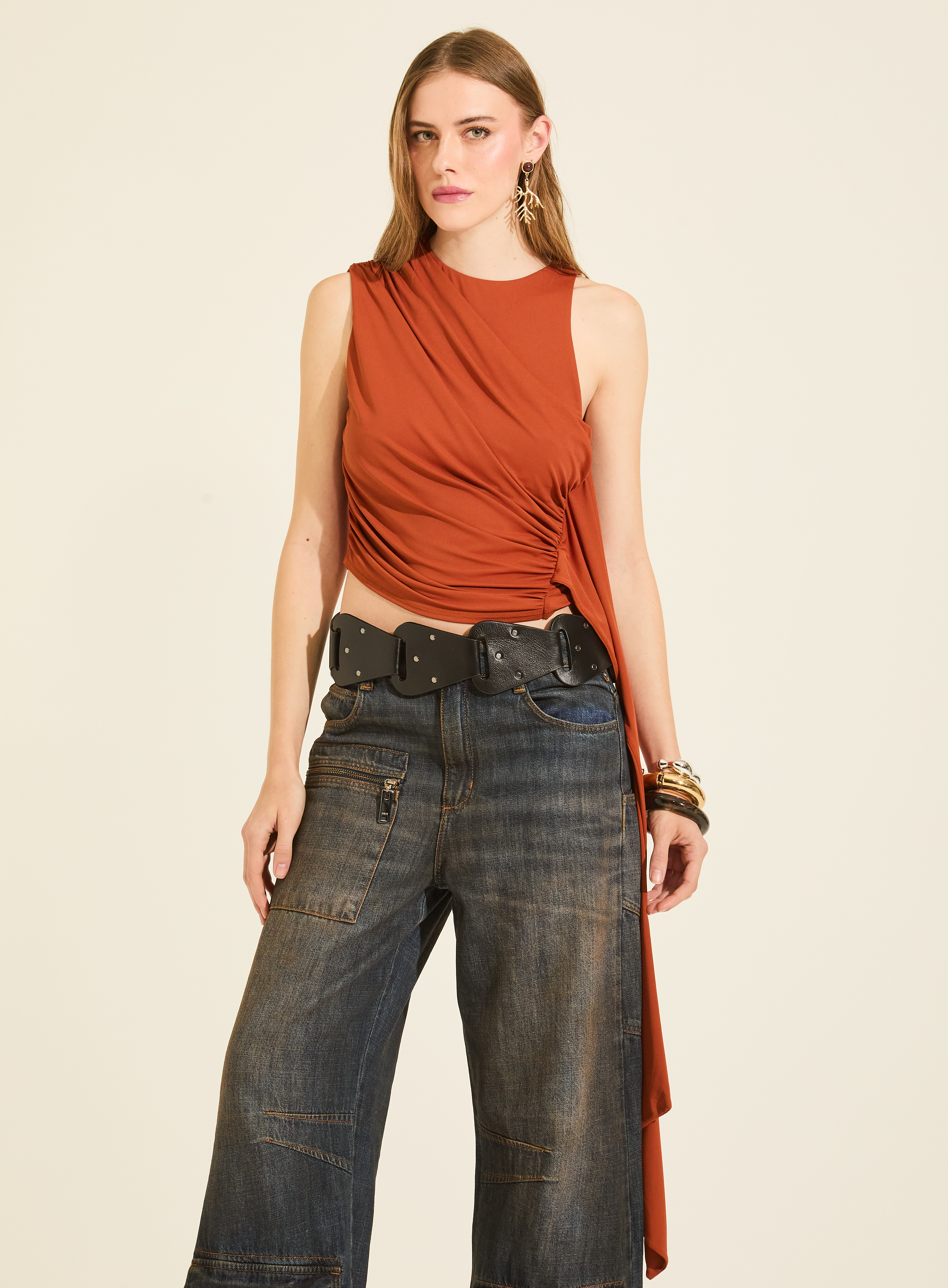 BLUSA FORUM G MARROM ZEUS