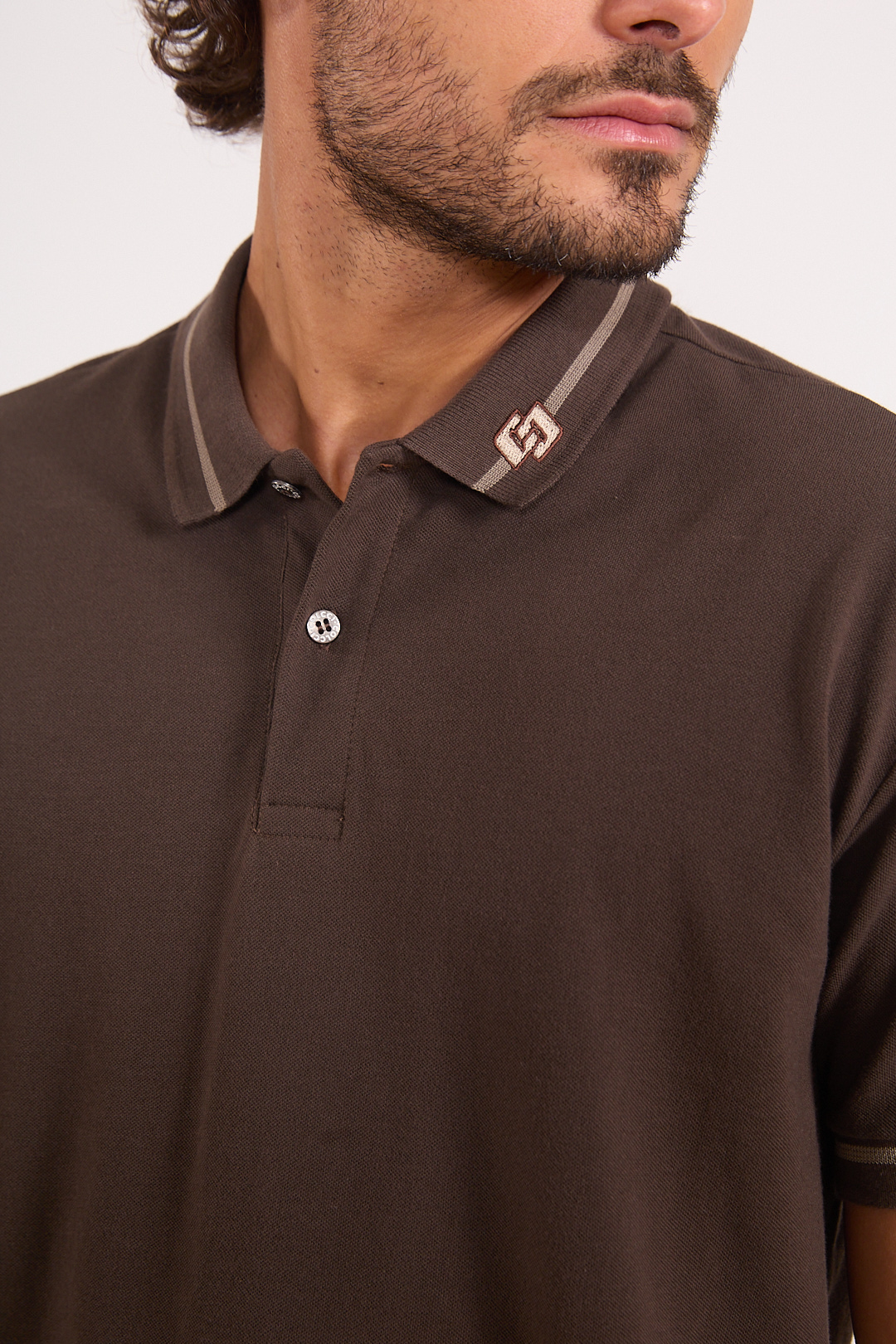 POLO COLCCI M MARROM COCONUT