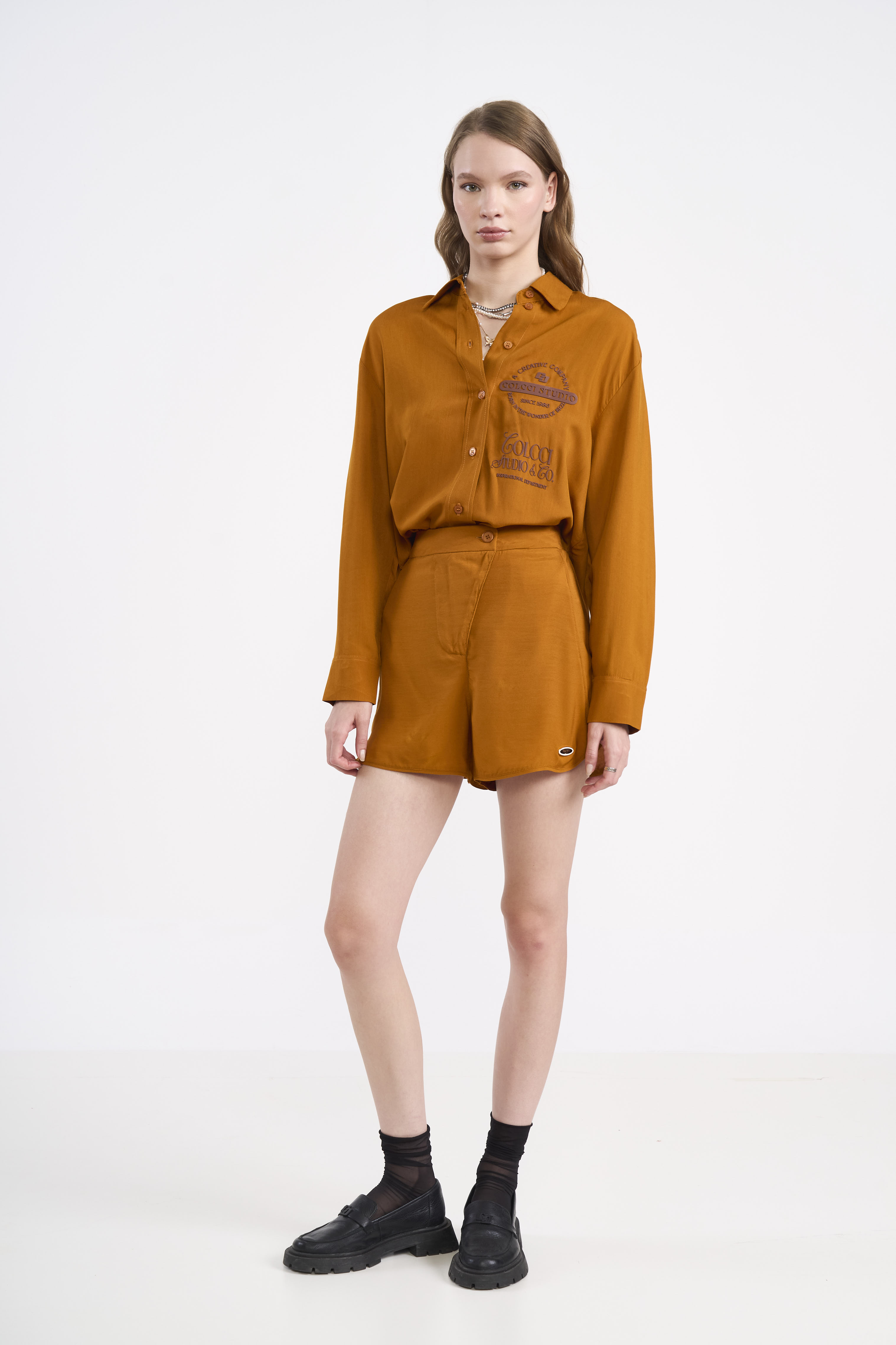 CAMISA COLCCI P AMARELO PUMPKIN