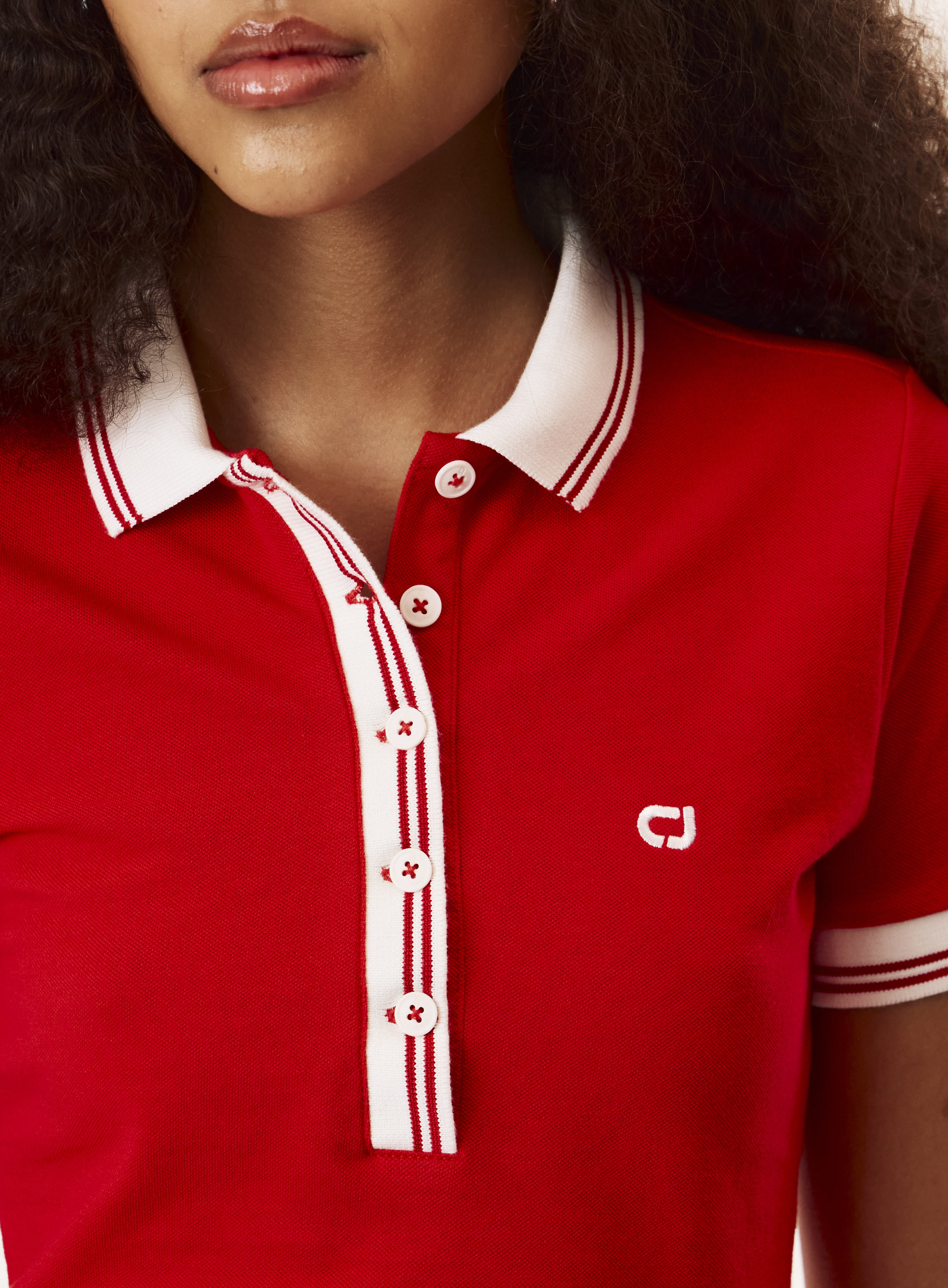 POLO COLCCI JEANS M VERMELHO LUXURY