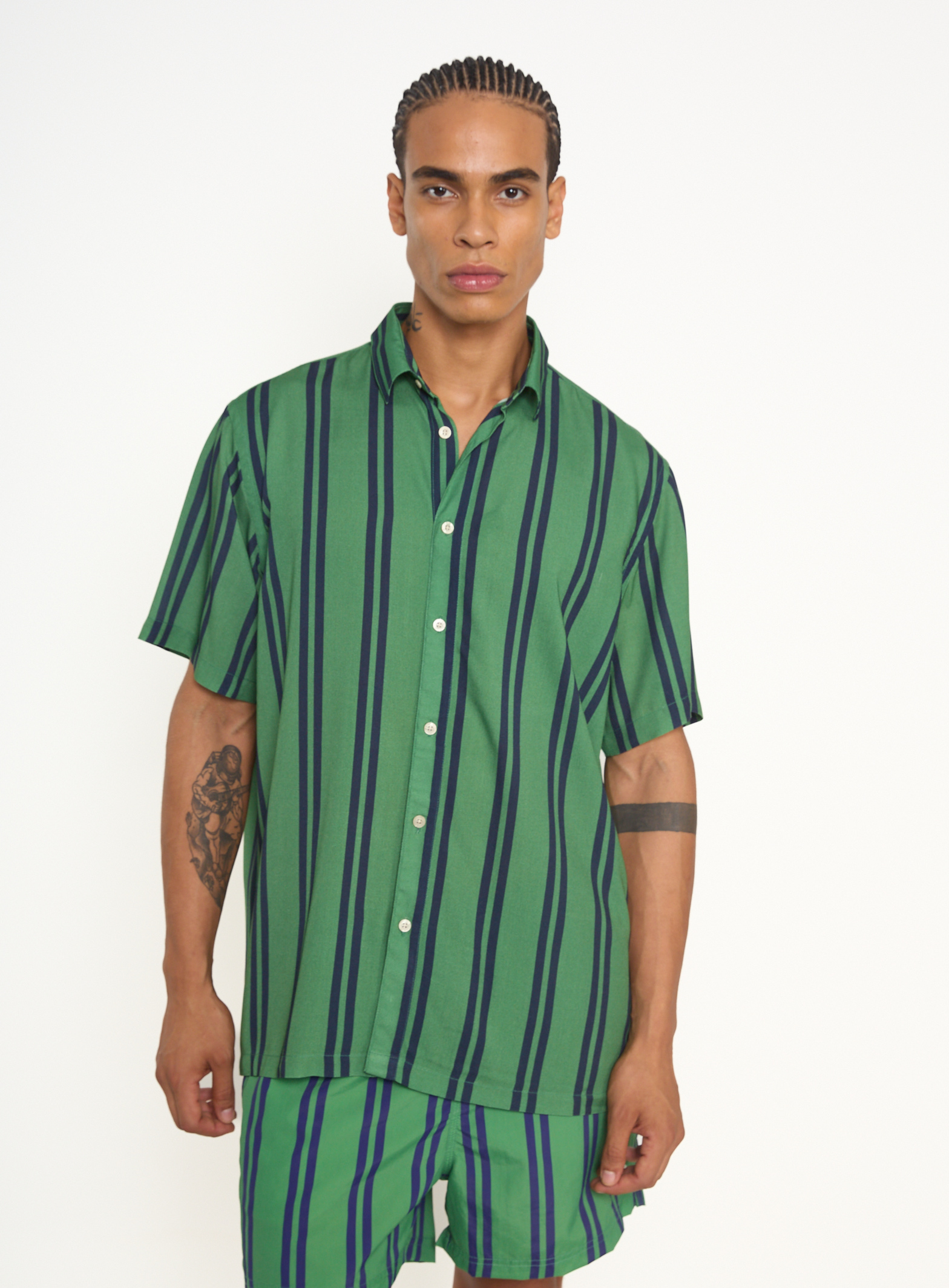 CAMISA ESTAMPADA BOX G LISTRADO DUPLO