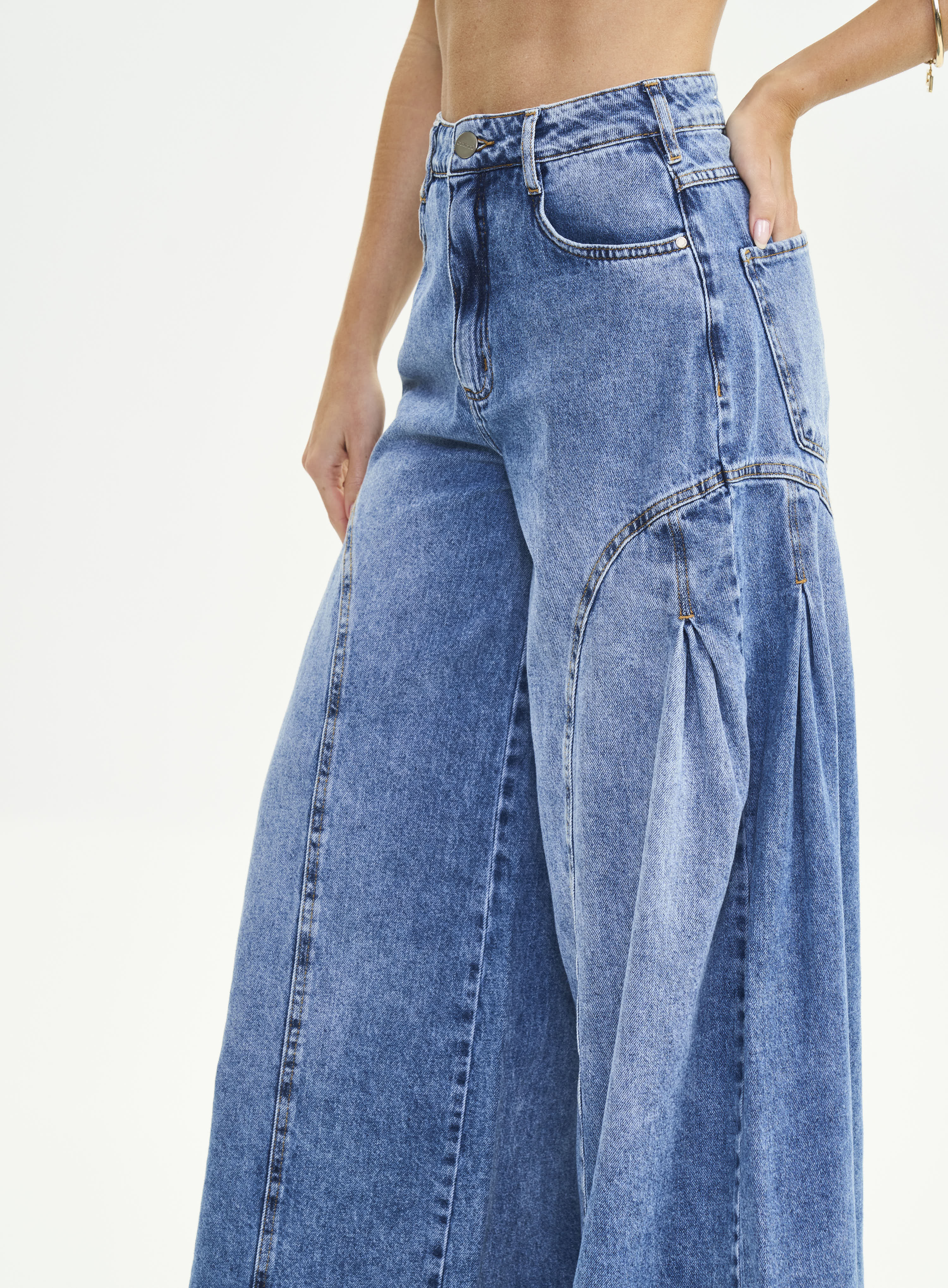 CALÇA JEANS SILVIA 34 INDIGO