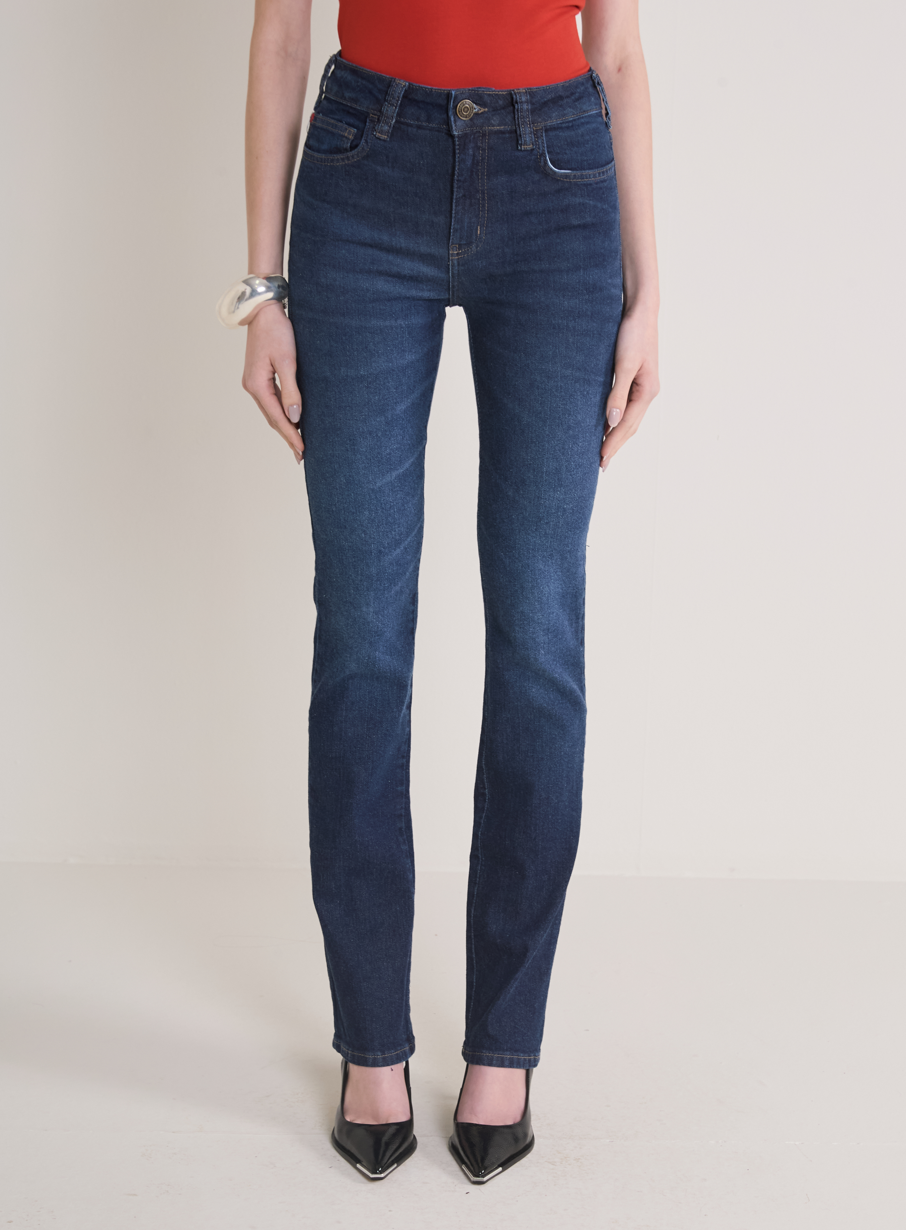 CALÇA JEANS MARISA 2 SLIM 38 INDIGO
