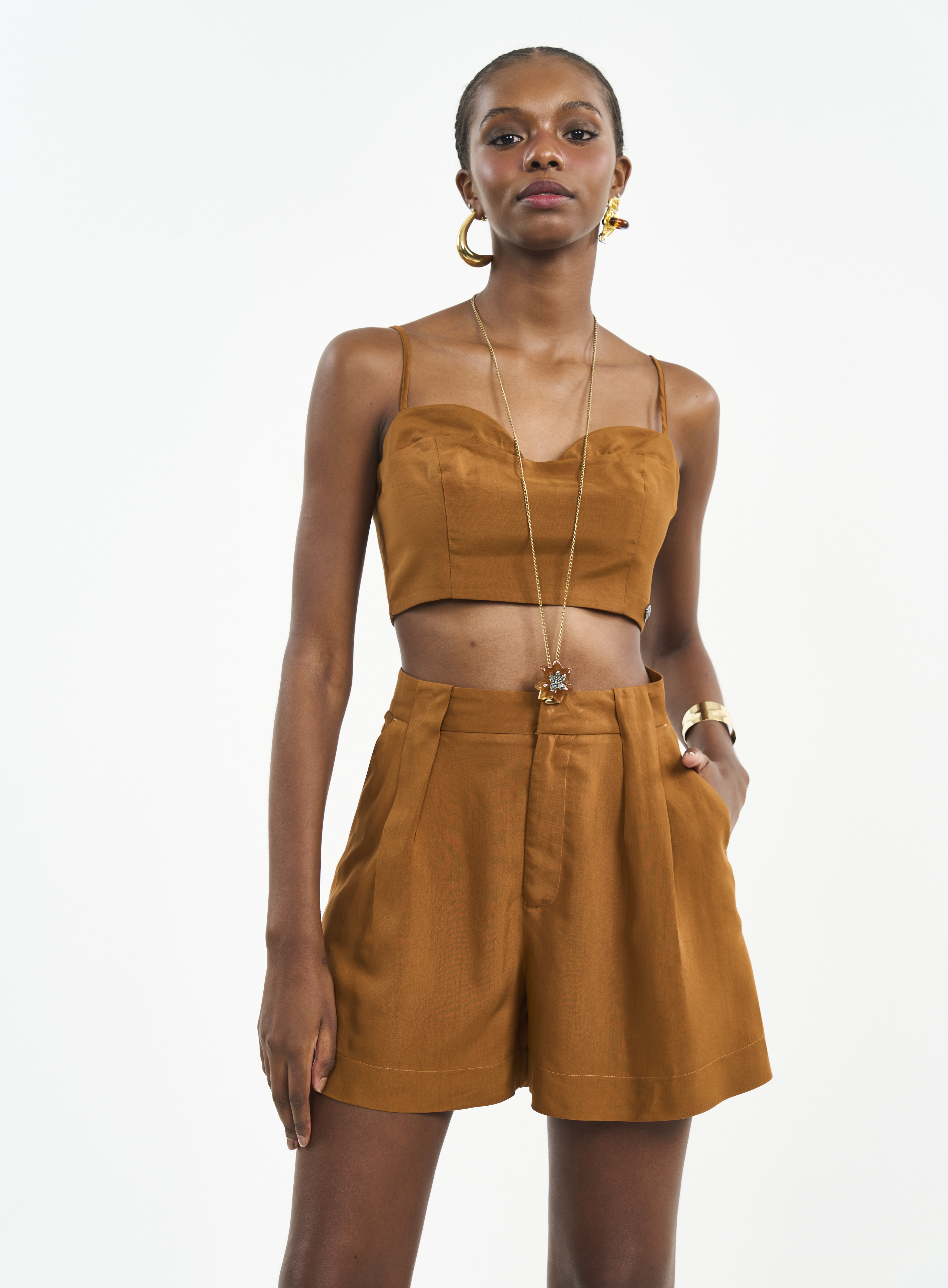 TOP COLCCI M MARROM DROME