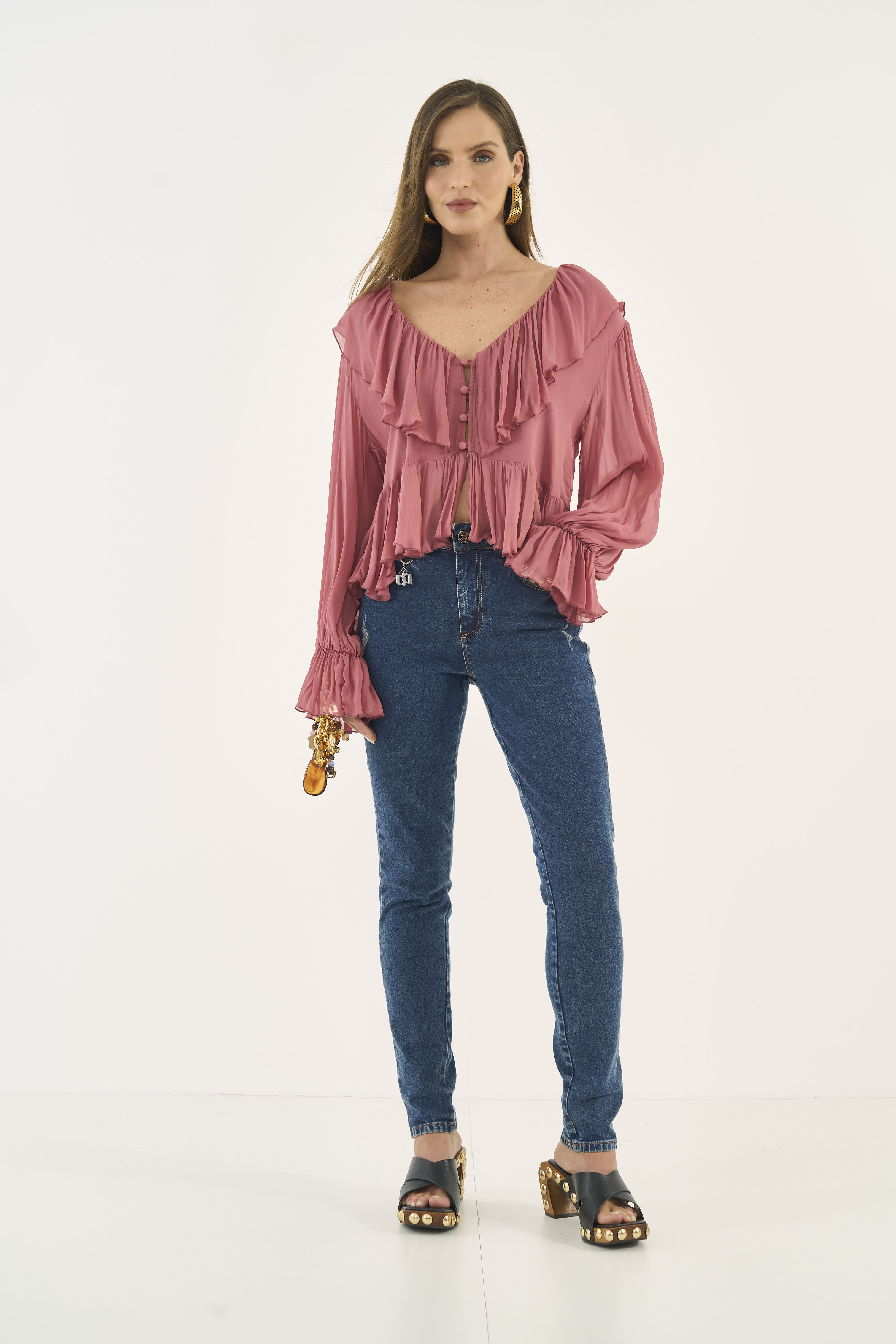 CALÇA JEANS BIA 38 INDIGO