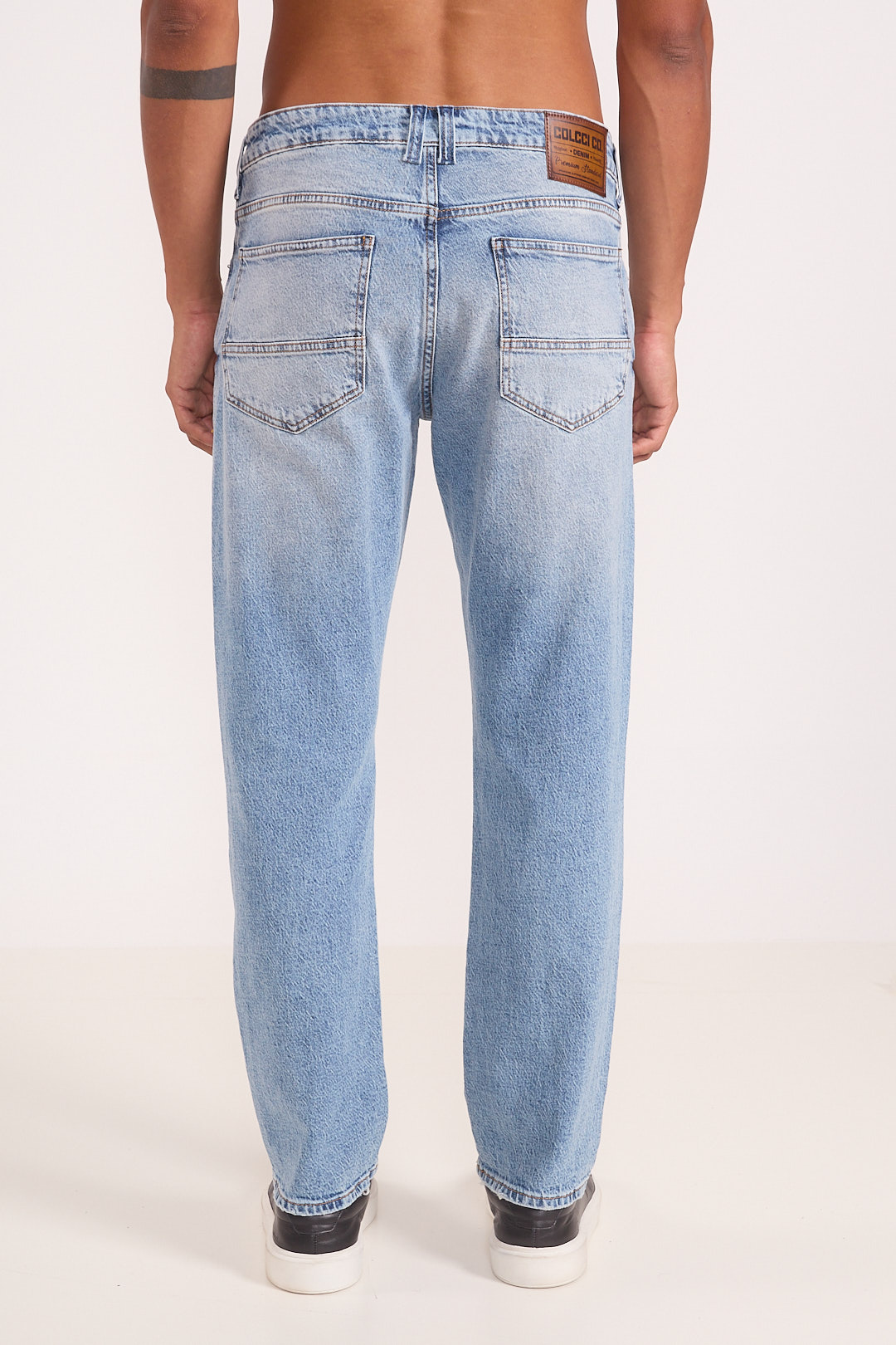 CALÇA JEANS RETA 44 INDIGO