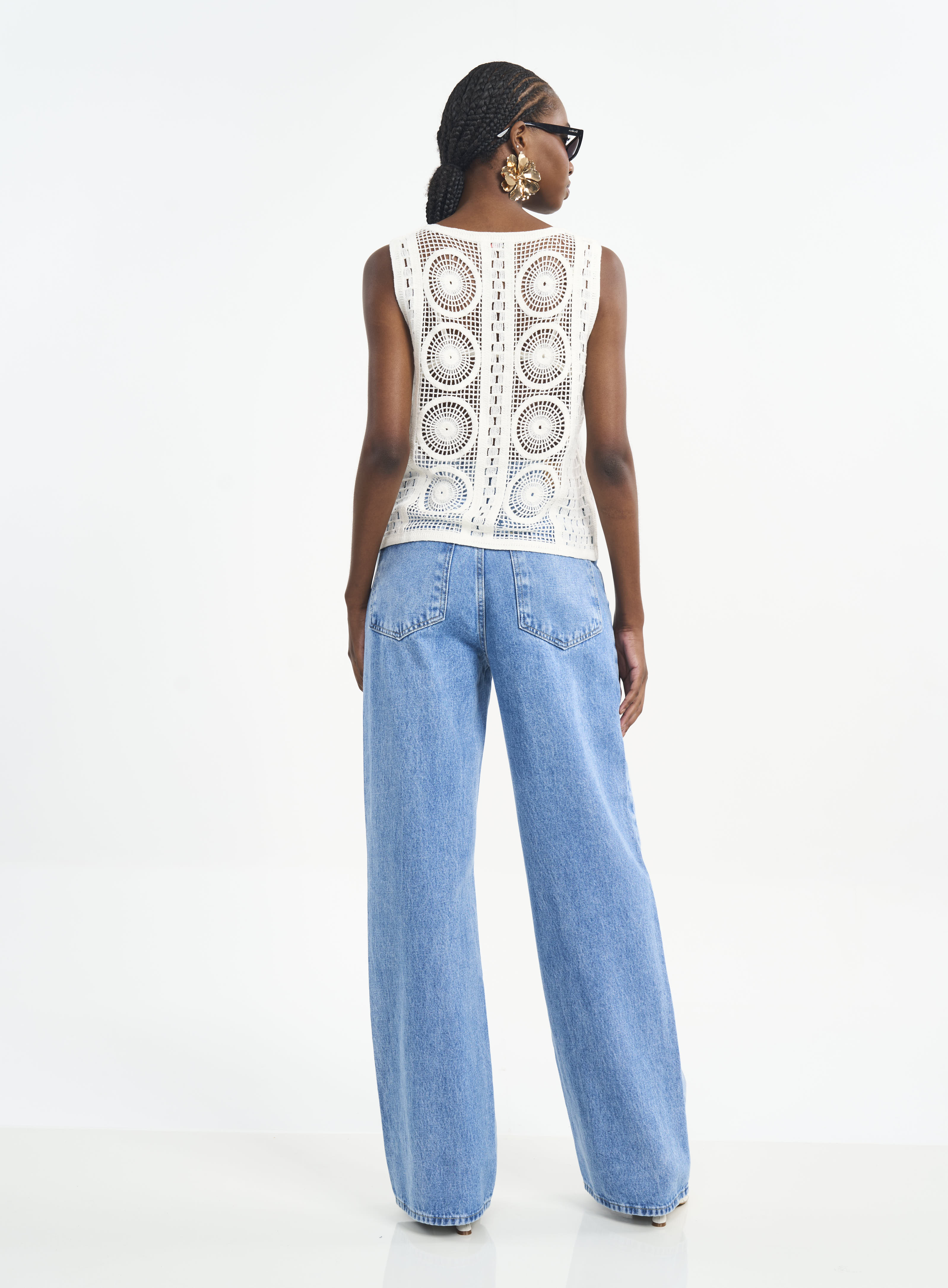 CALÇA JEANS JULIETTE BORDADA 36 INDIGO