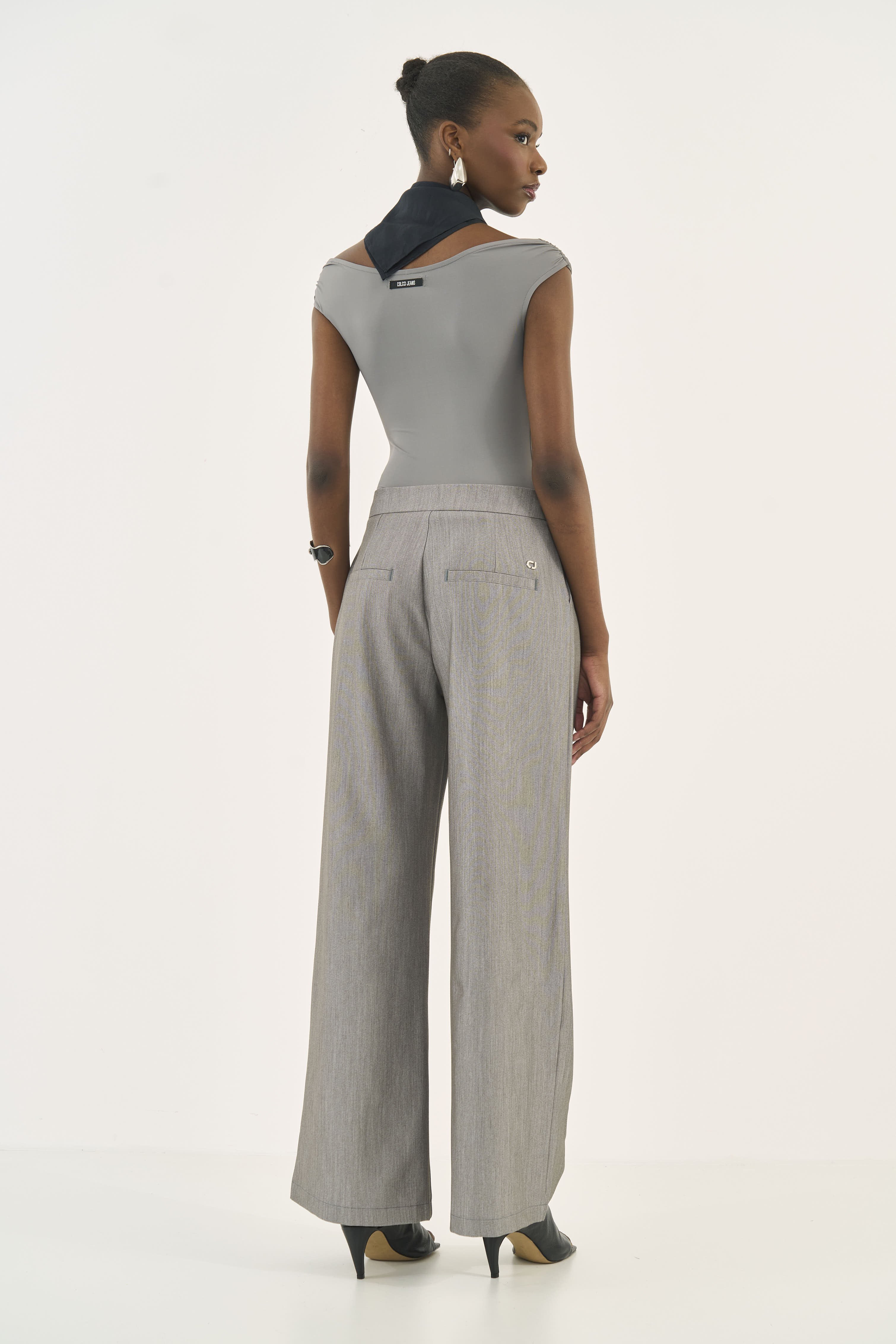 BLUSA COLCCI JEANS M CINZA ALITA