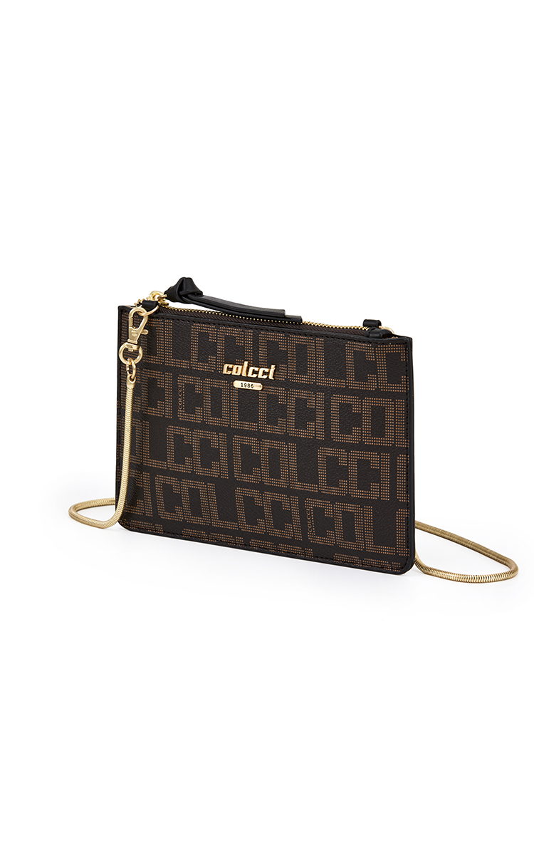 BOLSA COLCCI FEM MONOGRAMA PVC U CAFE
