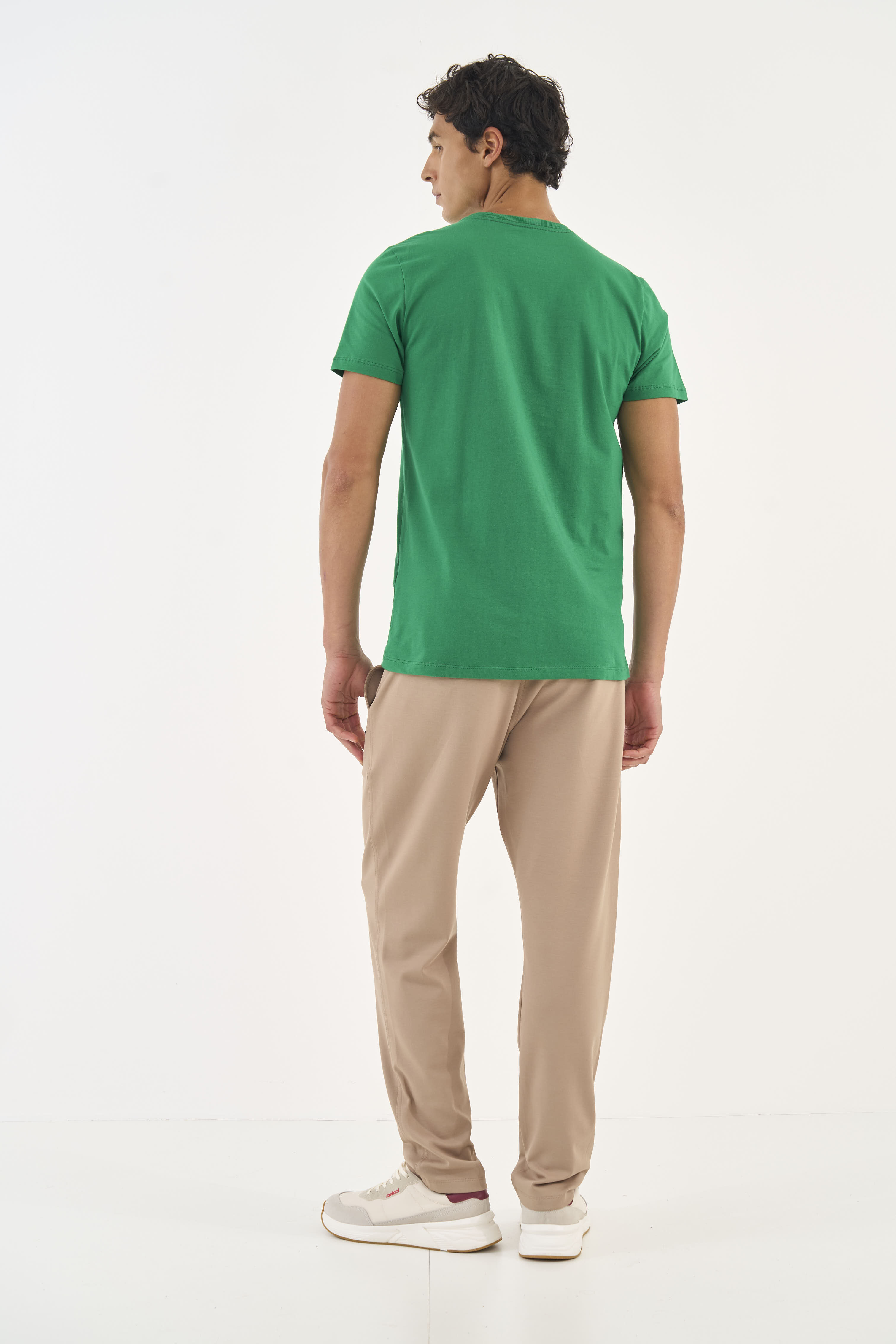 CAMISETA COLCCI G BEGE CINZAS