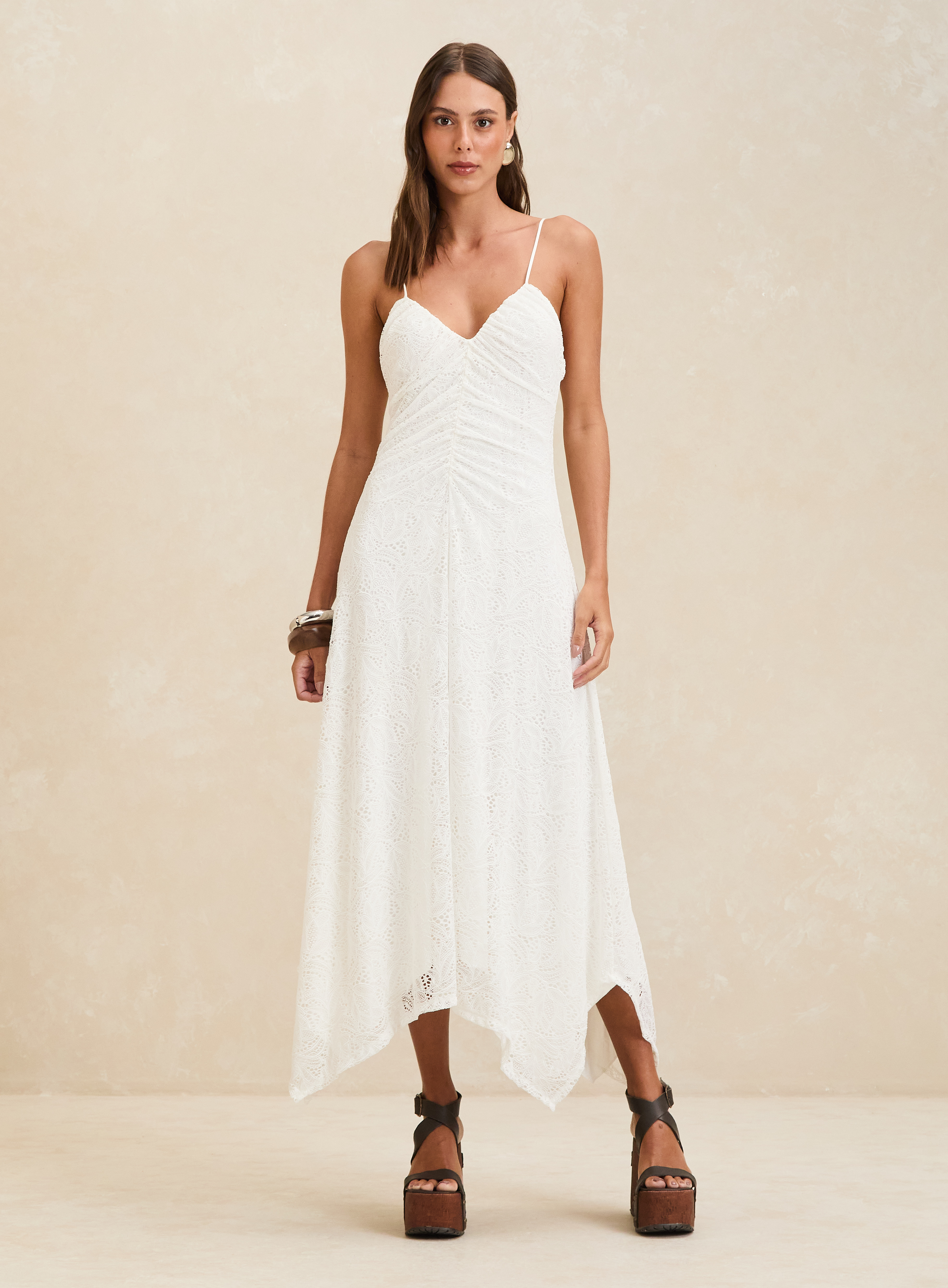 VESTIDO RENDA P OFF SHELL
