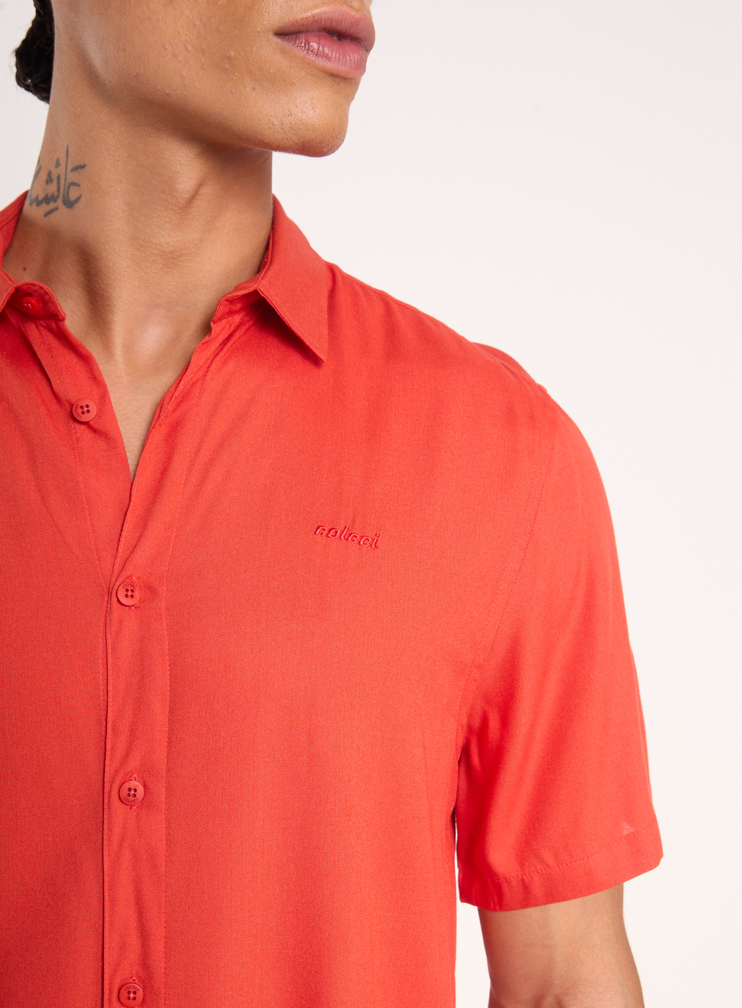 CAMISA RELAX GG BORDO BLOODSTONE