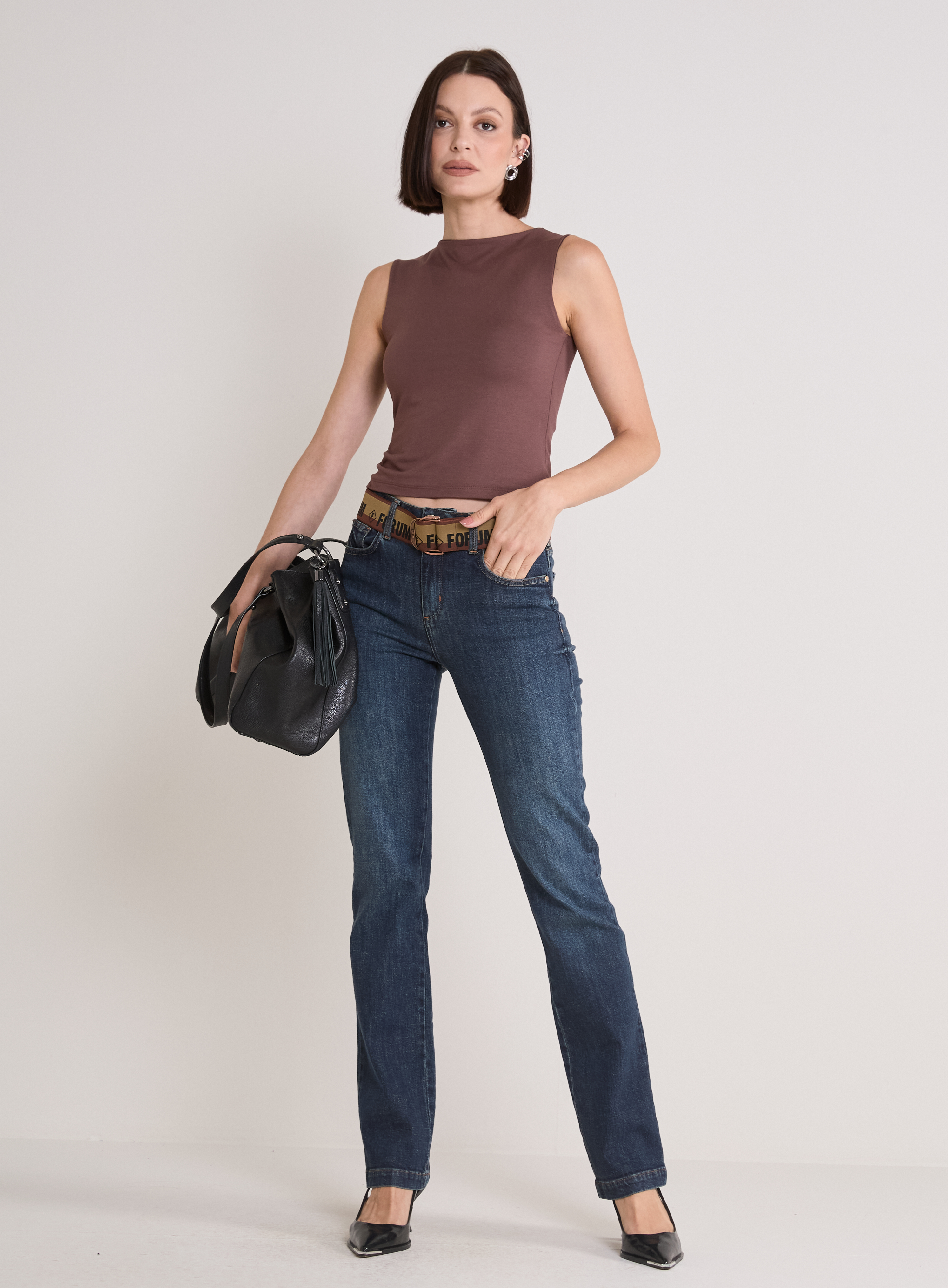 CALÇA JEANS MARISA 2 SLIM 38 INDIGO