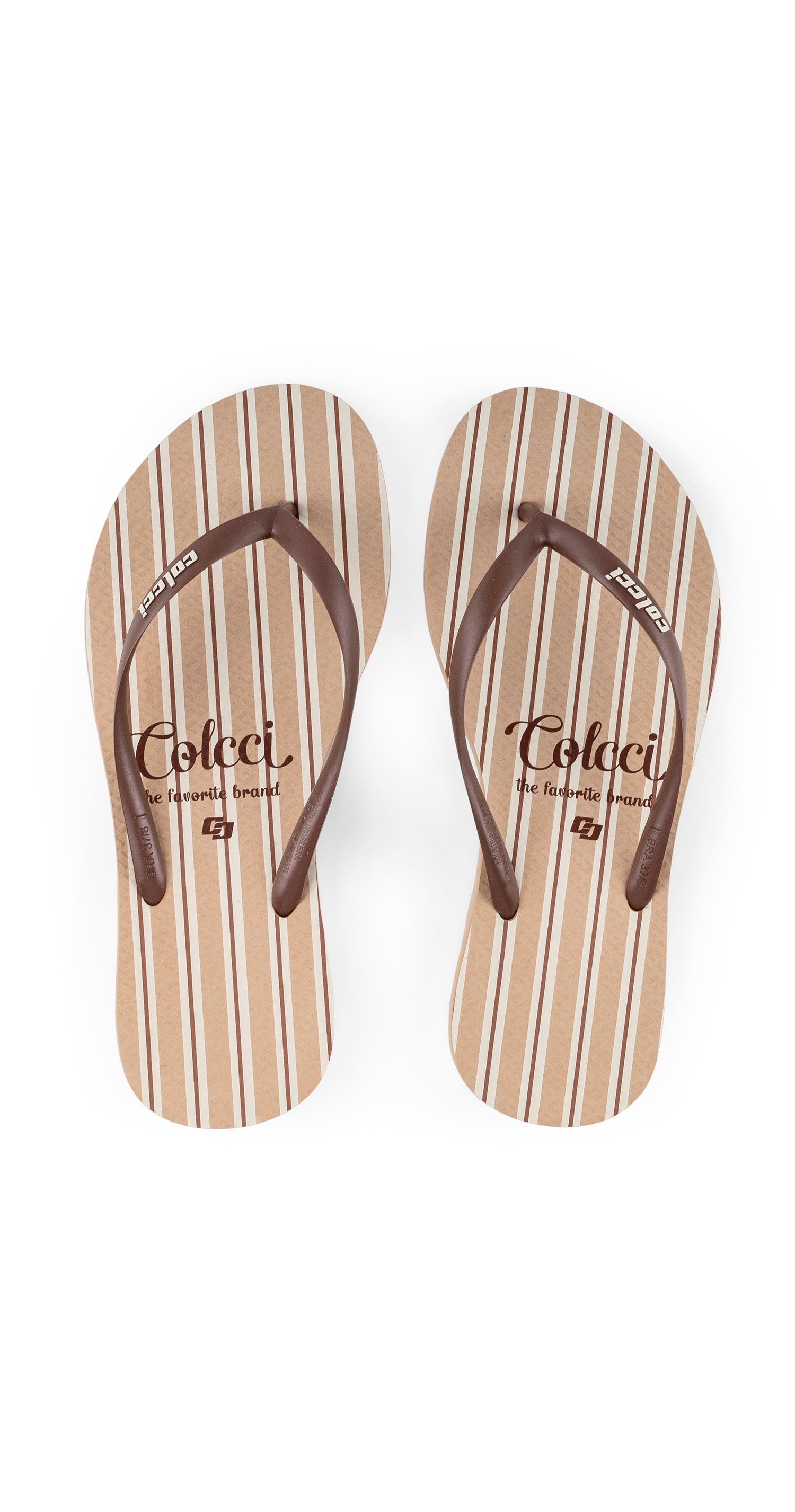 CHINELO COLCCI FEMININO LISTRAS 33-34 AZUL TRANQUI