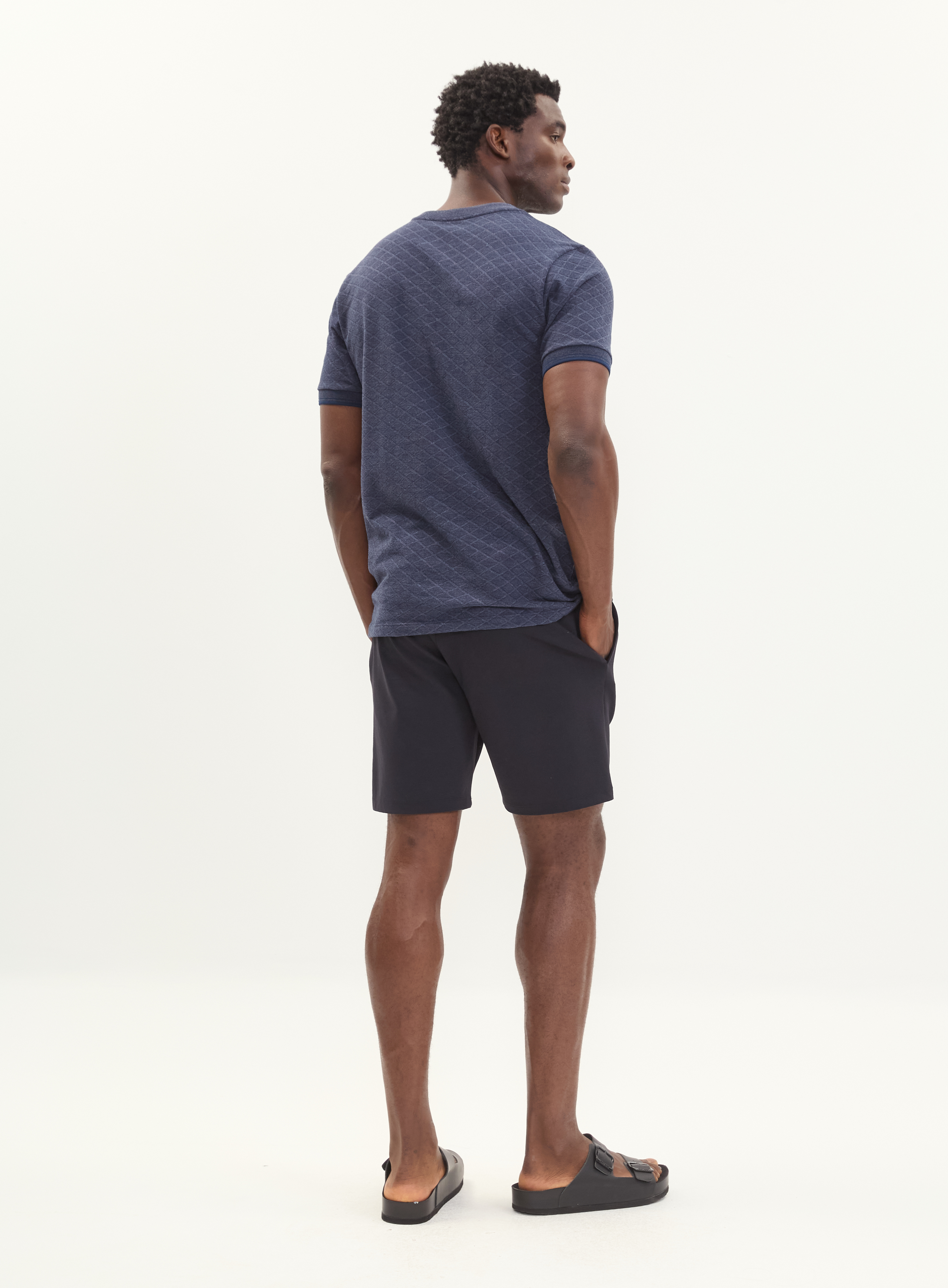 CAMISETA JACQUARD G AZUL DARKNESS
