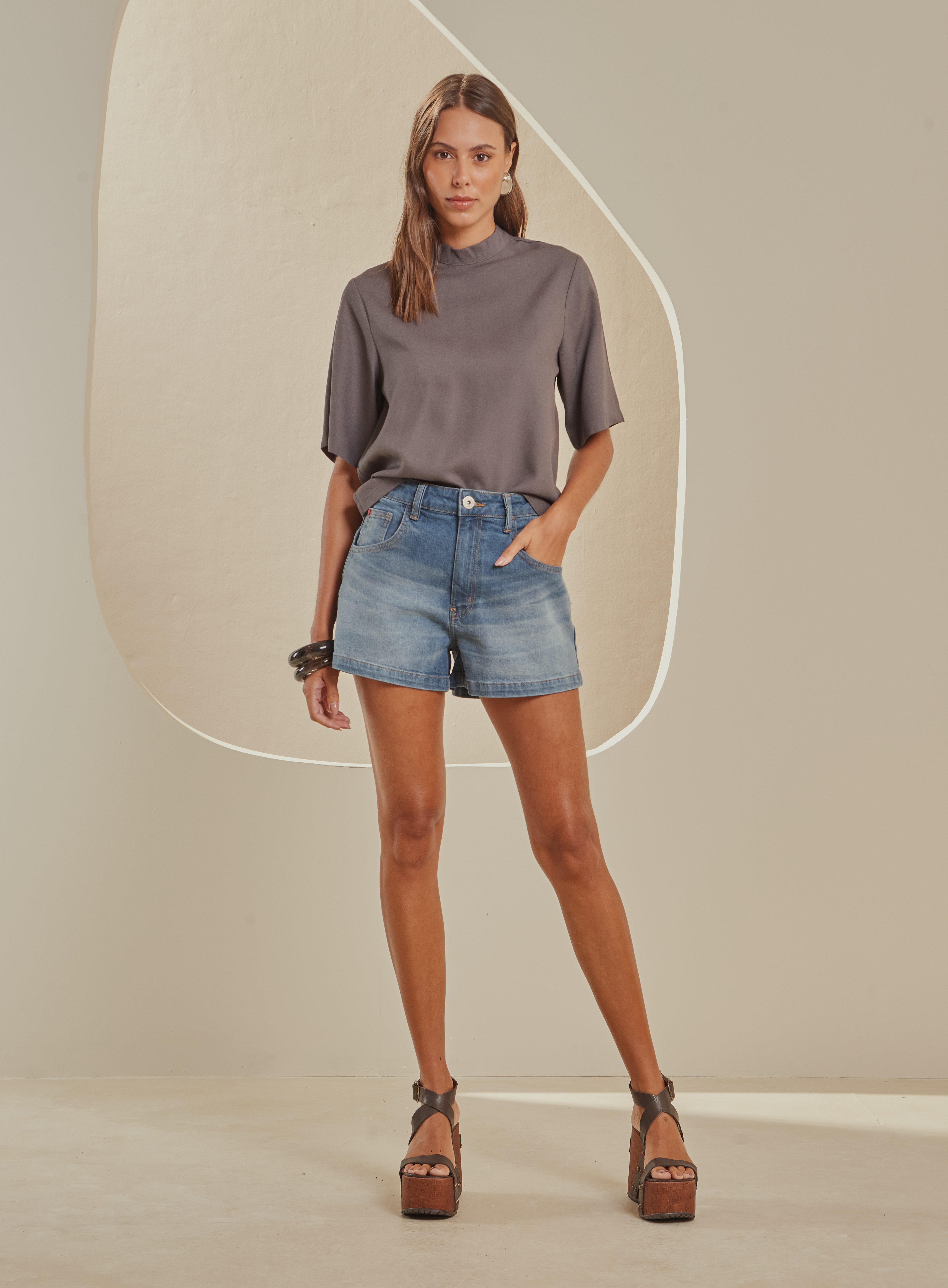 SHORT JEANS SOFIA 34 INDIGO