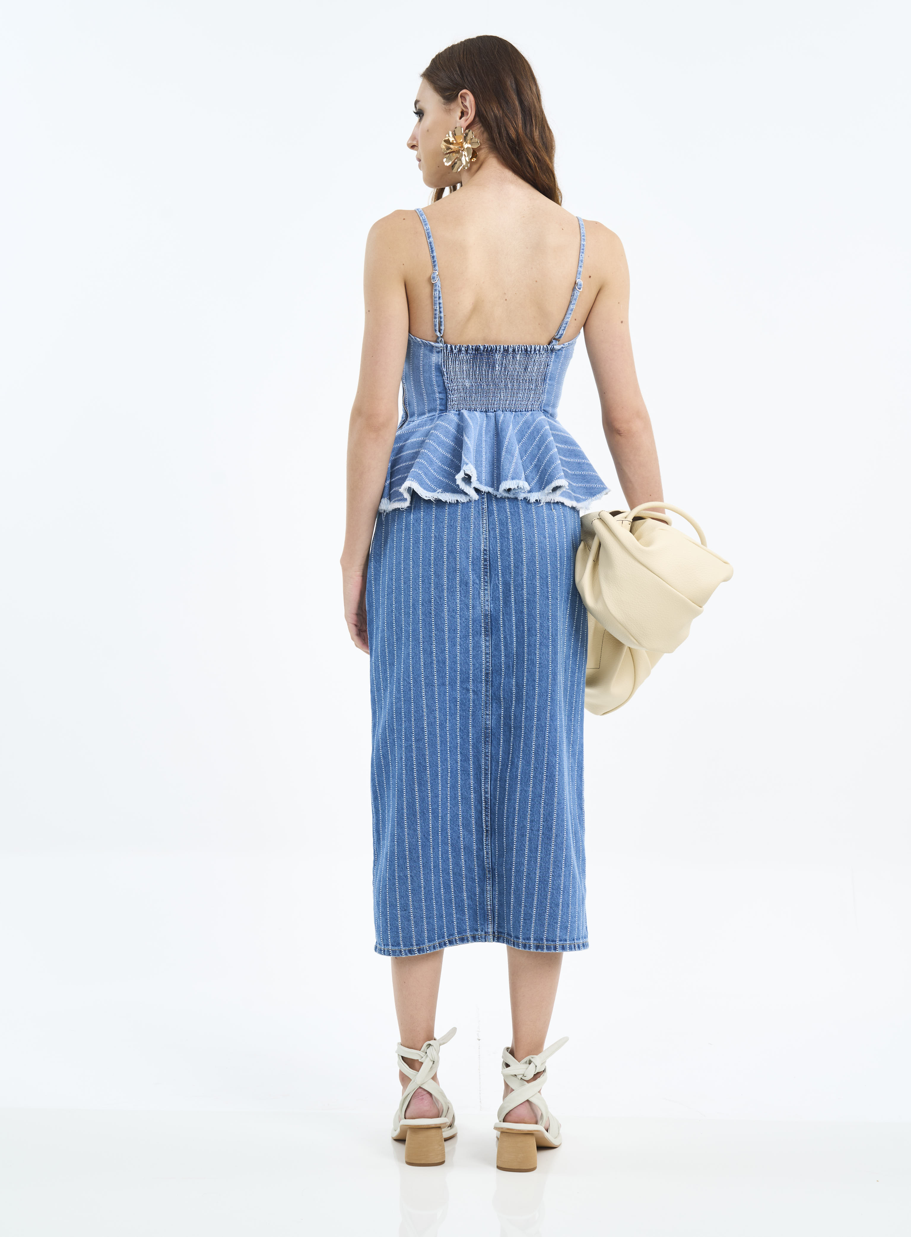 BLUSA JEANS M LISTRADO