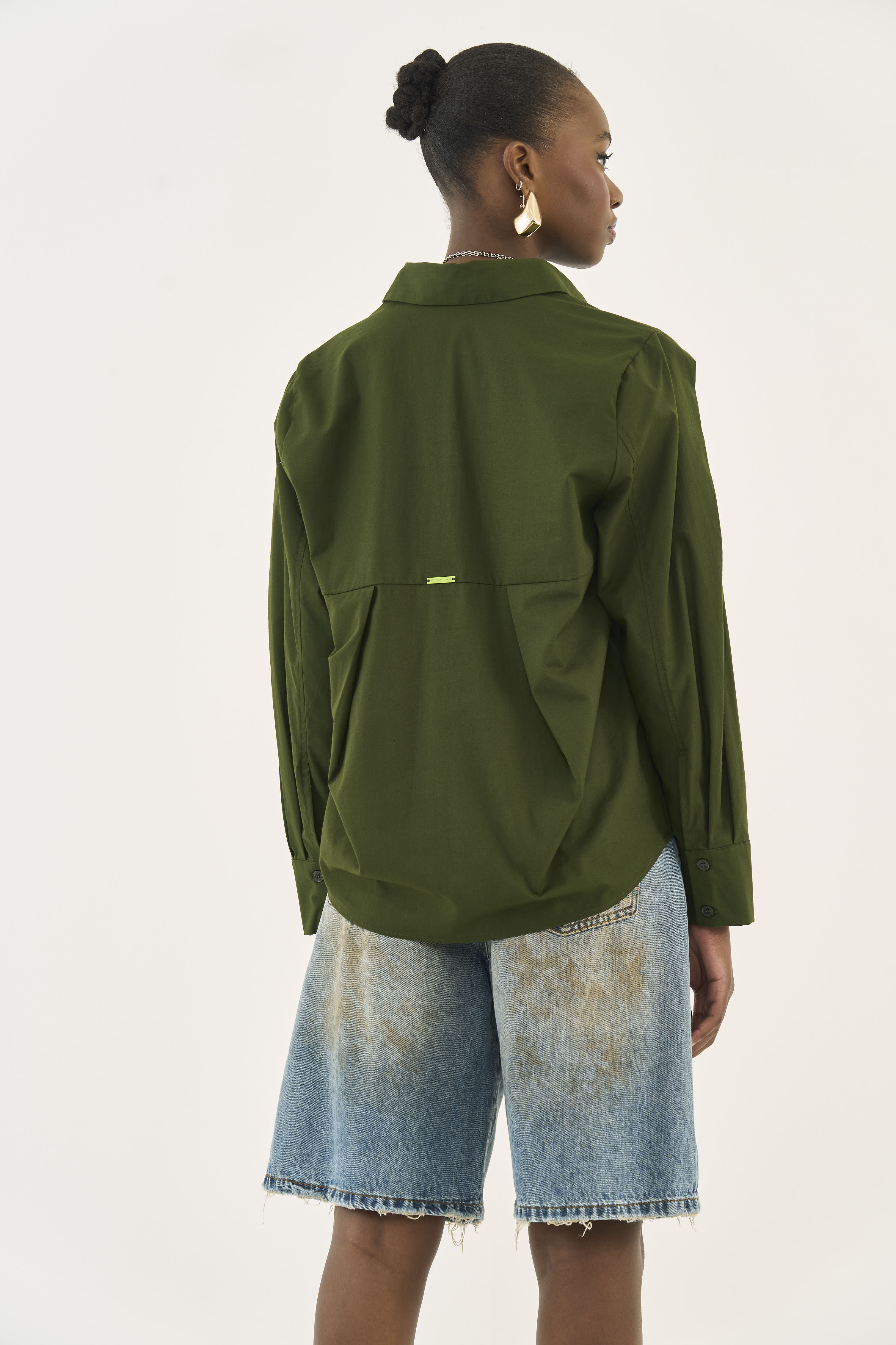 CAMISA COLCCI JEANS PP VERDE ÉDEN