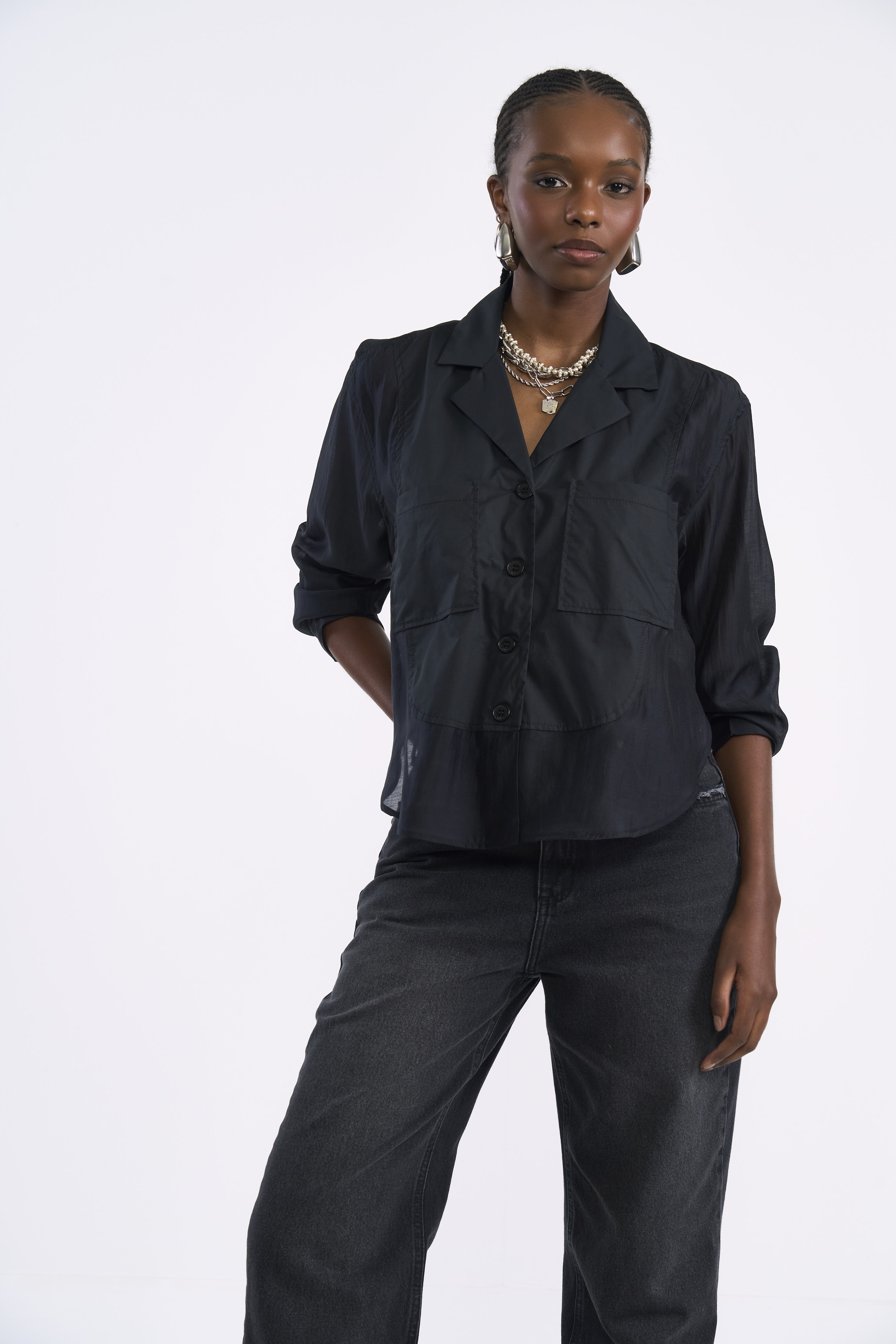 CAMISA COLCCI G PRETO