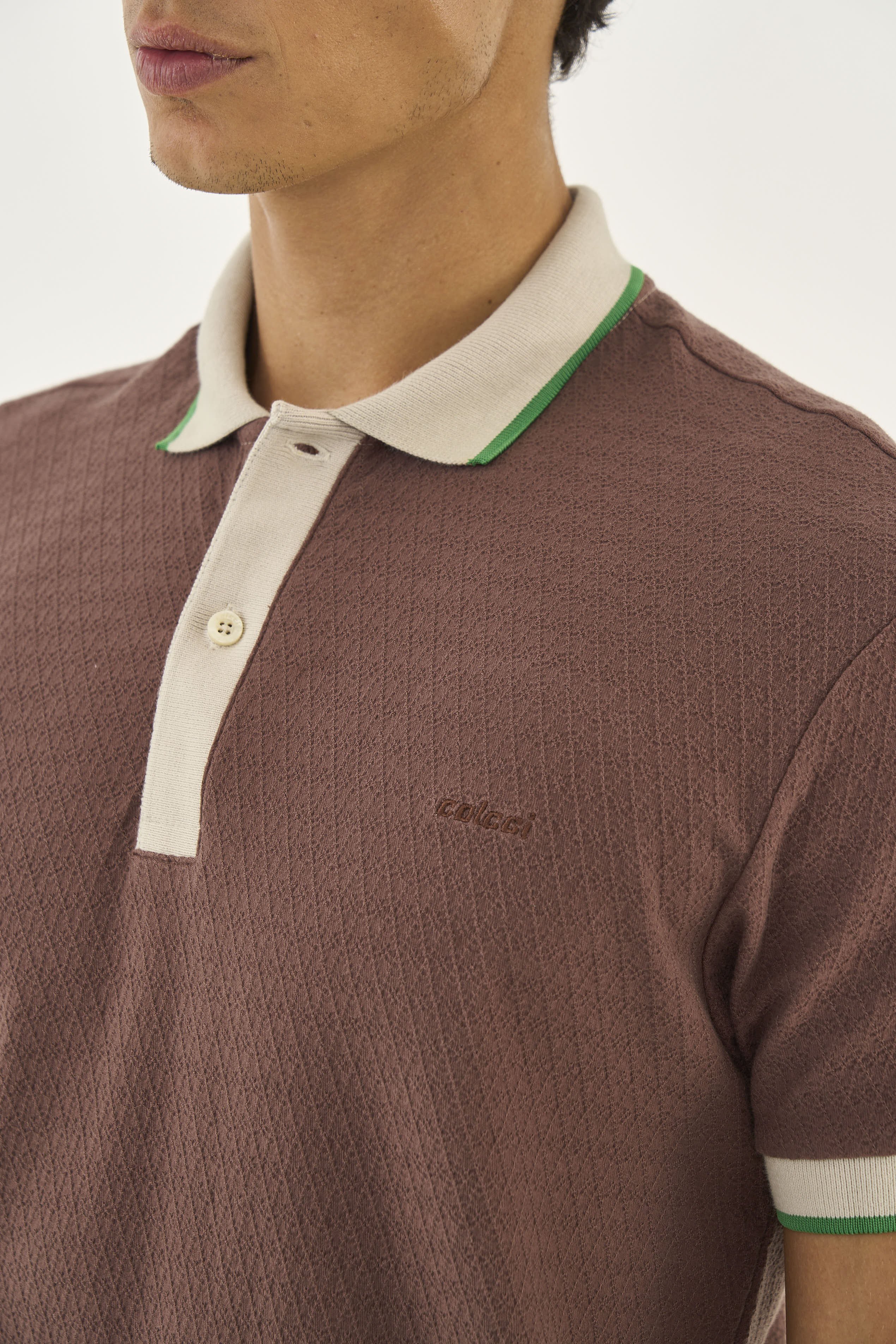 POLO COLCCI GG MARROM ROCCIA