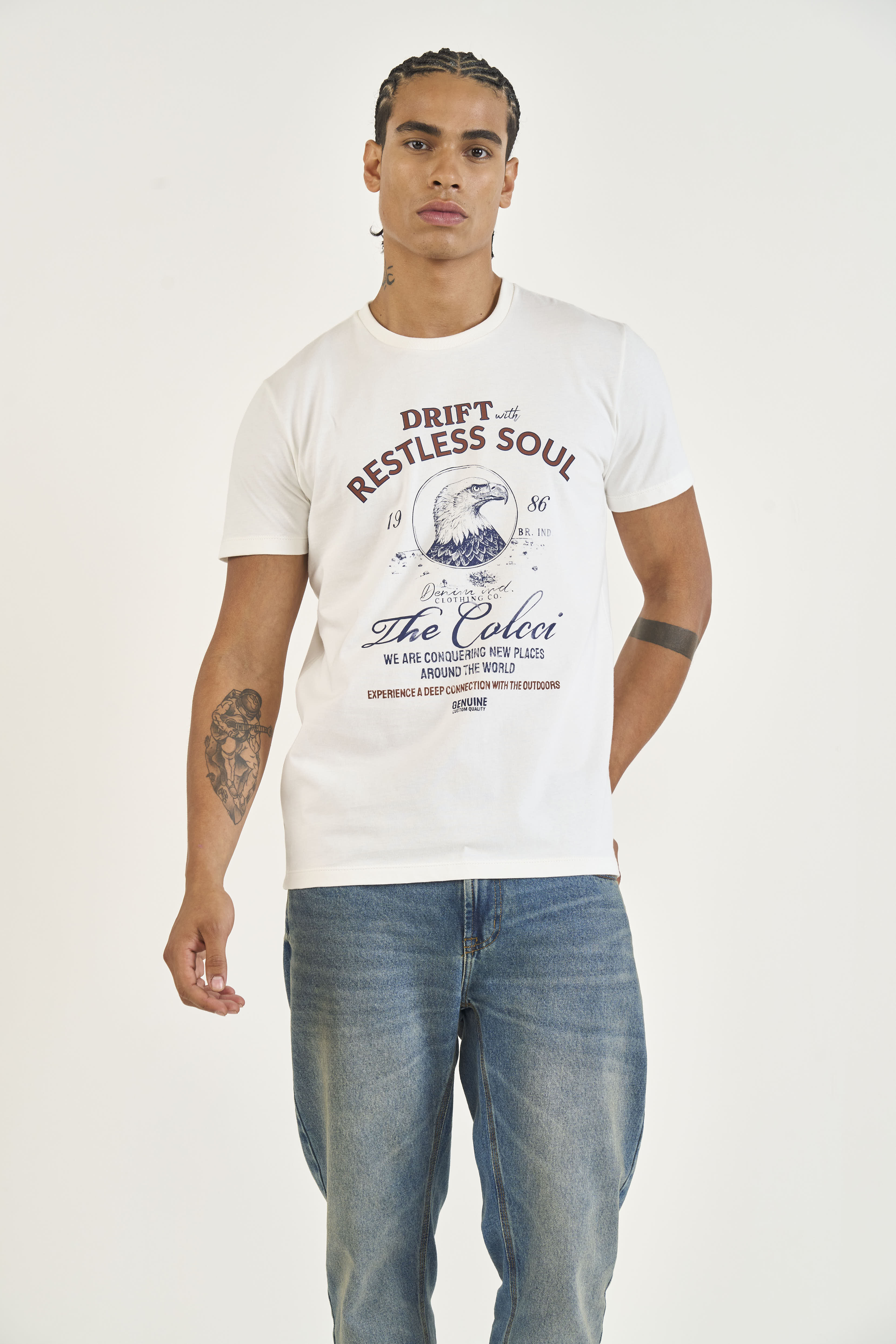 CAMISETA ESTAMPADA P AZUL ZARCO