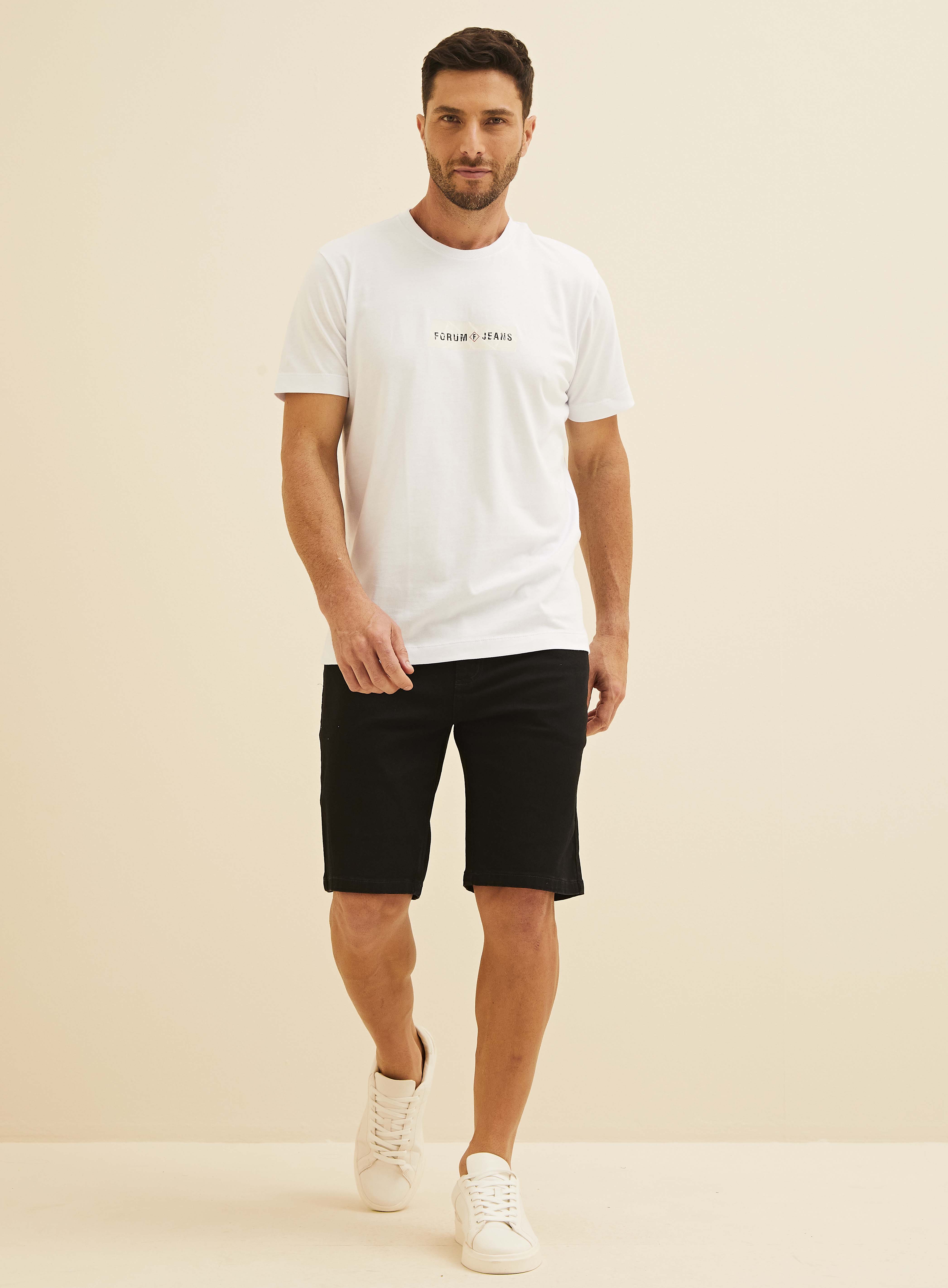 BERMUDA JEANS PAUL SLIM 38 IND.PRETO