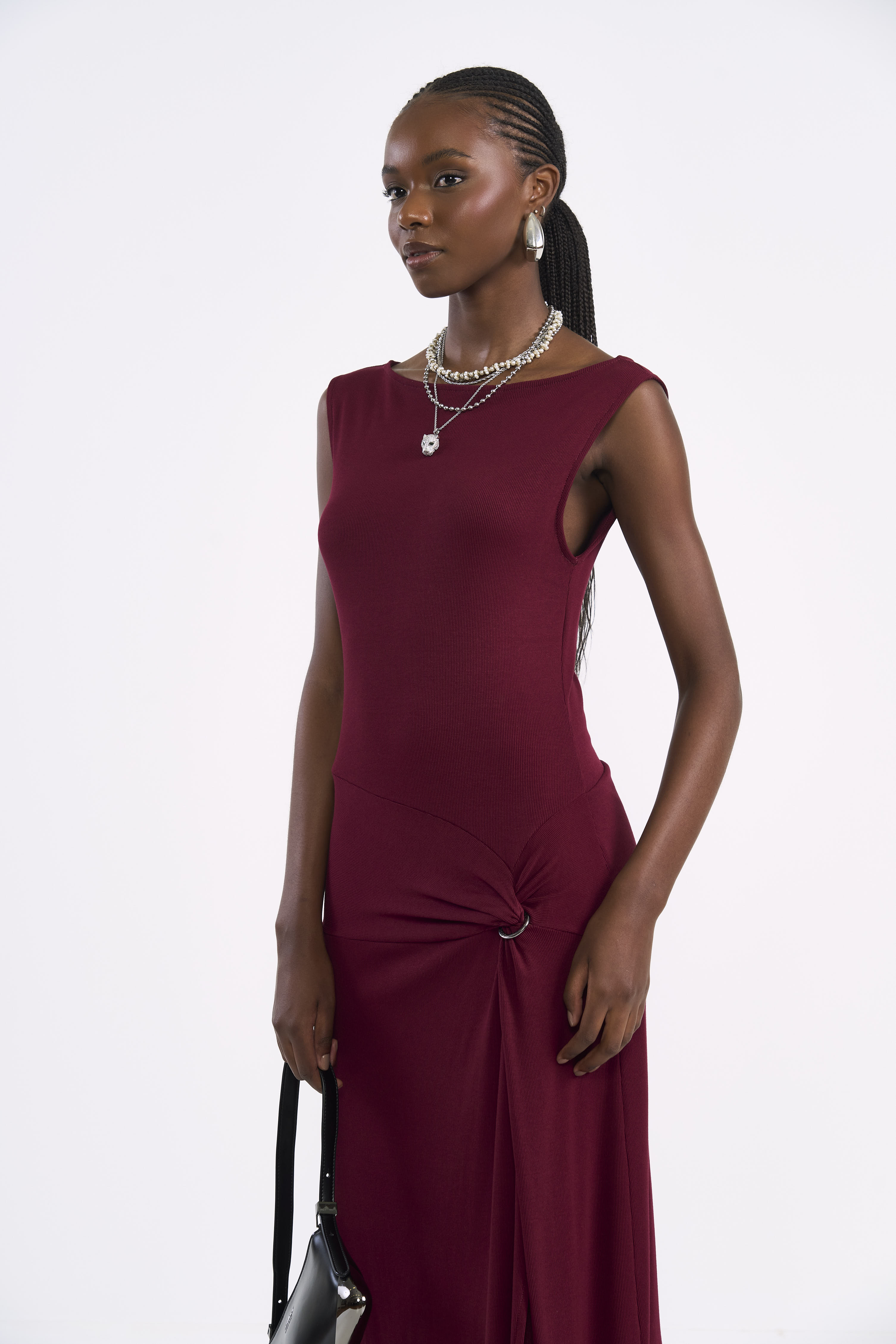 VESTIDO COLCCI GG BORDO BLOODSTONE