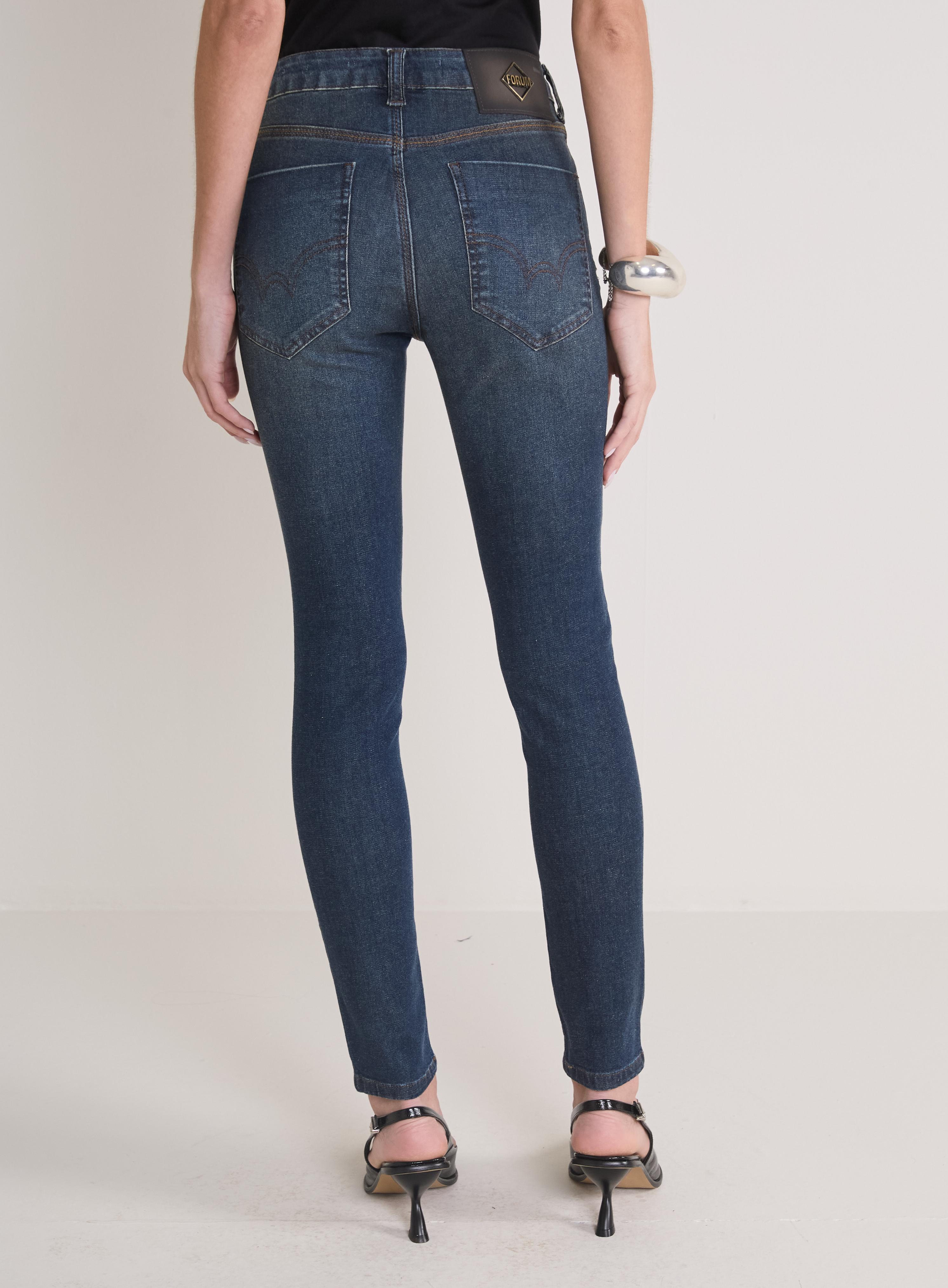 CALÇA JEANS MARISA 2 CIGARRETE 38 INDIGO