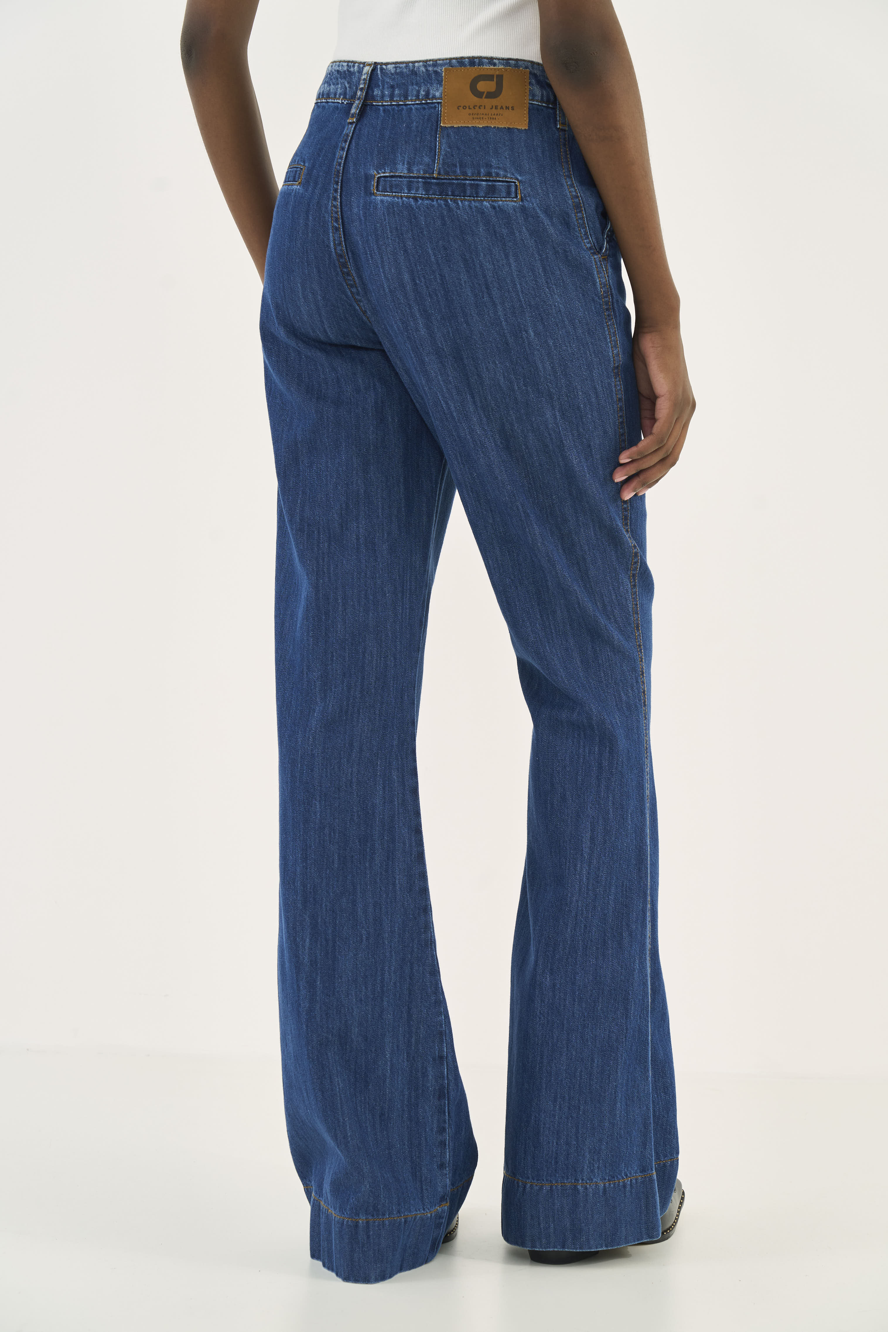CALÇA JEANS ROMA FLARE 34 INDIGO