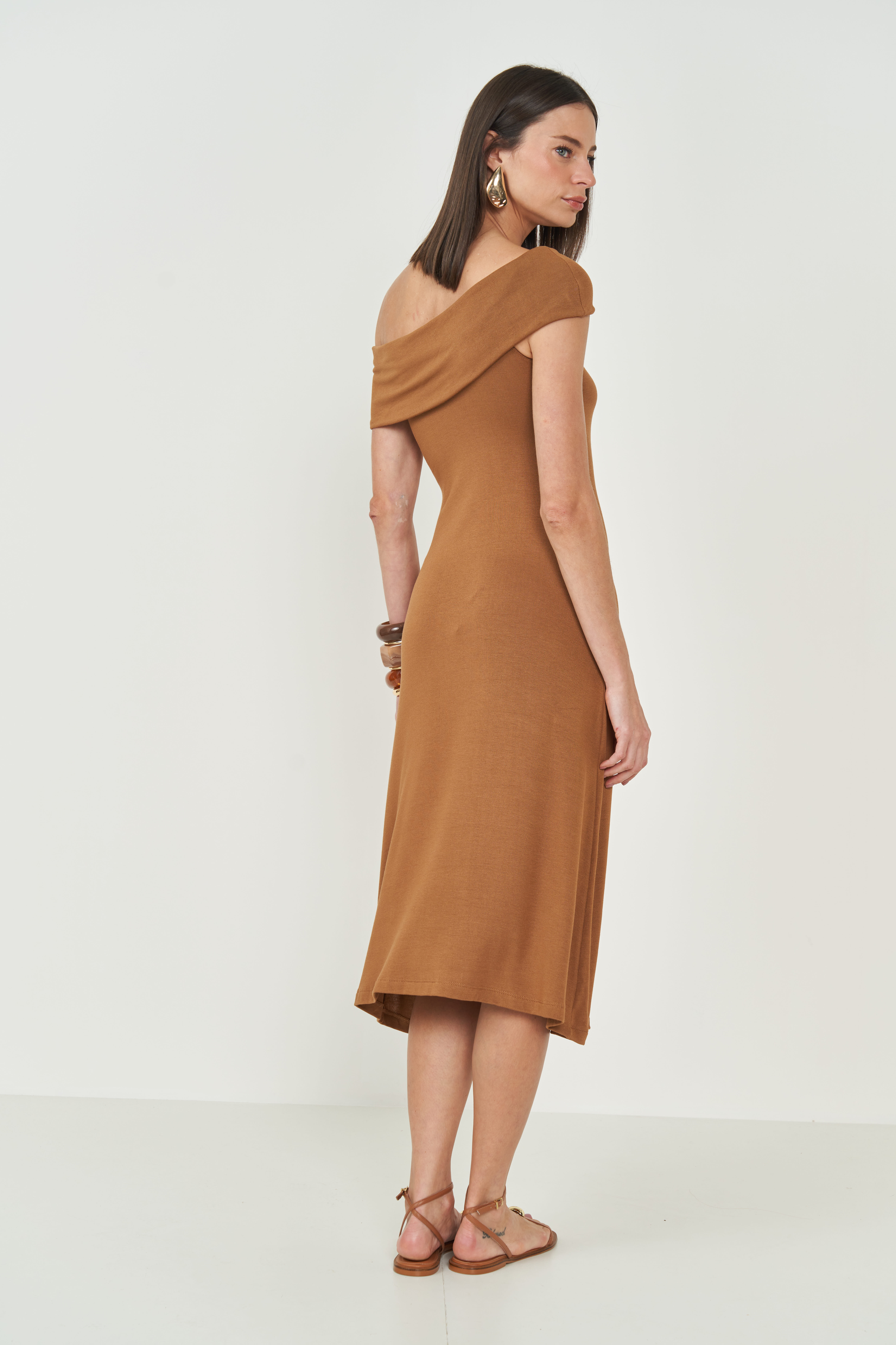 VESTIDO COLCCI M MARROM EVERMORE