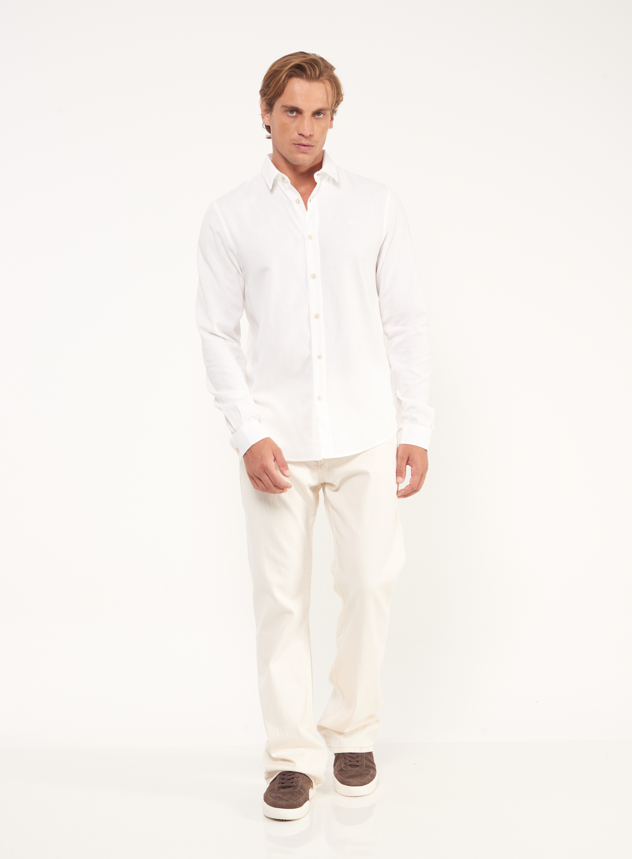 CAMISA LINHO RELAX G AZUL ELÚREO