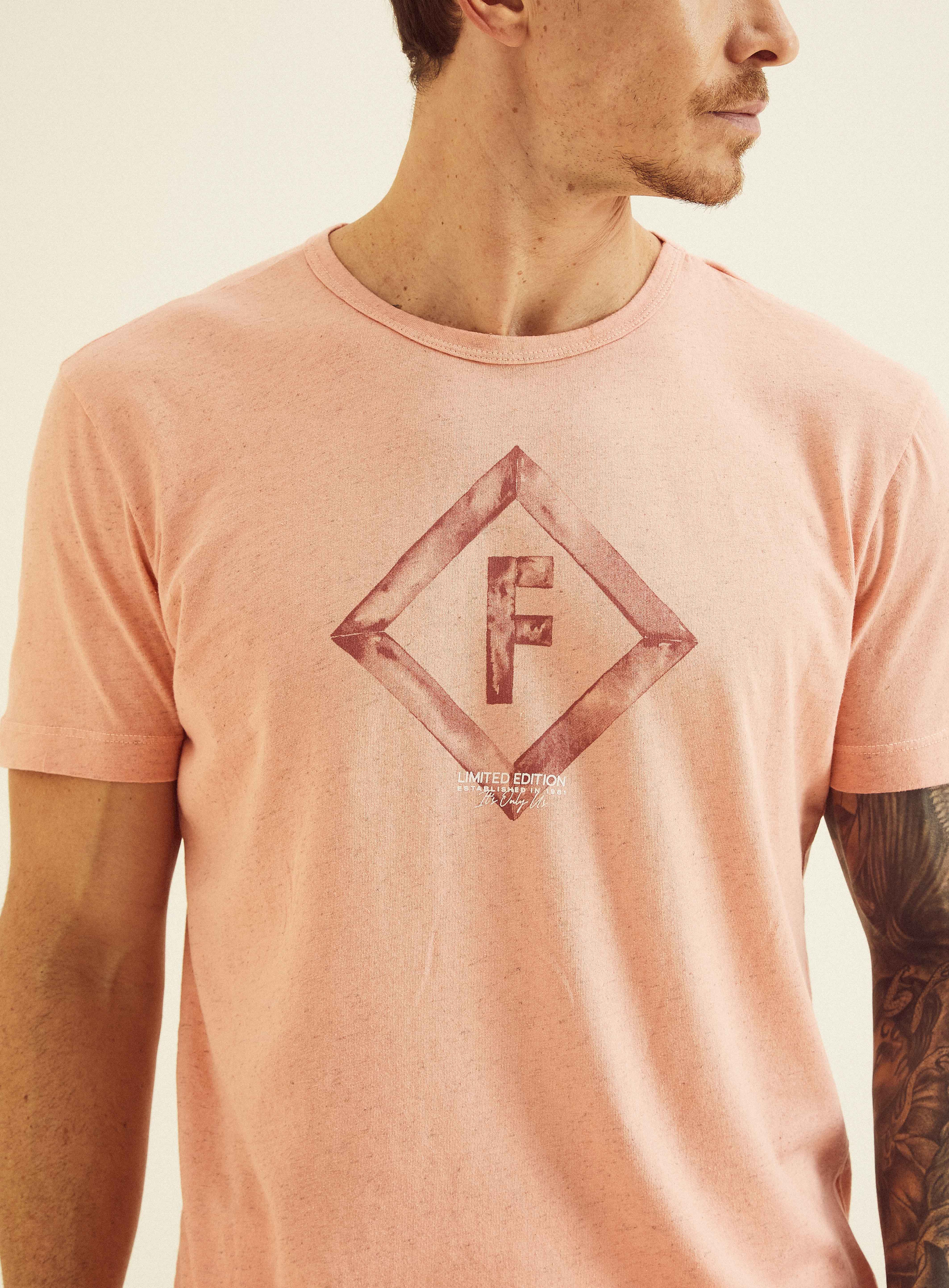 CAMISETA LINHO G ROSA