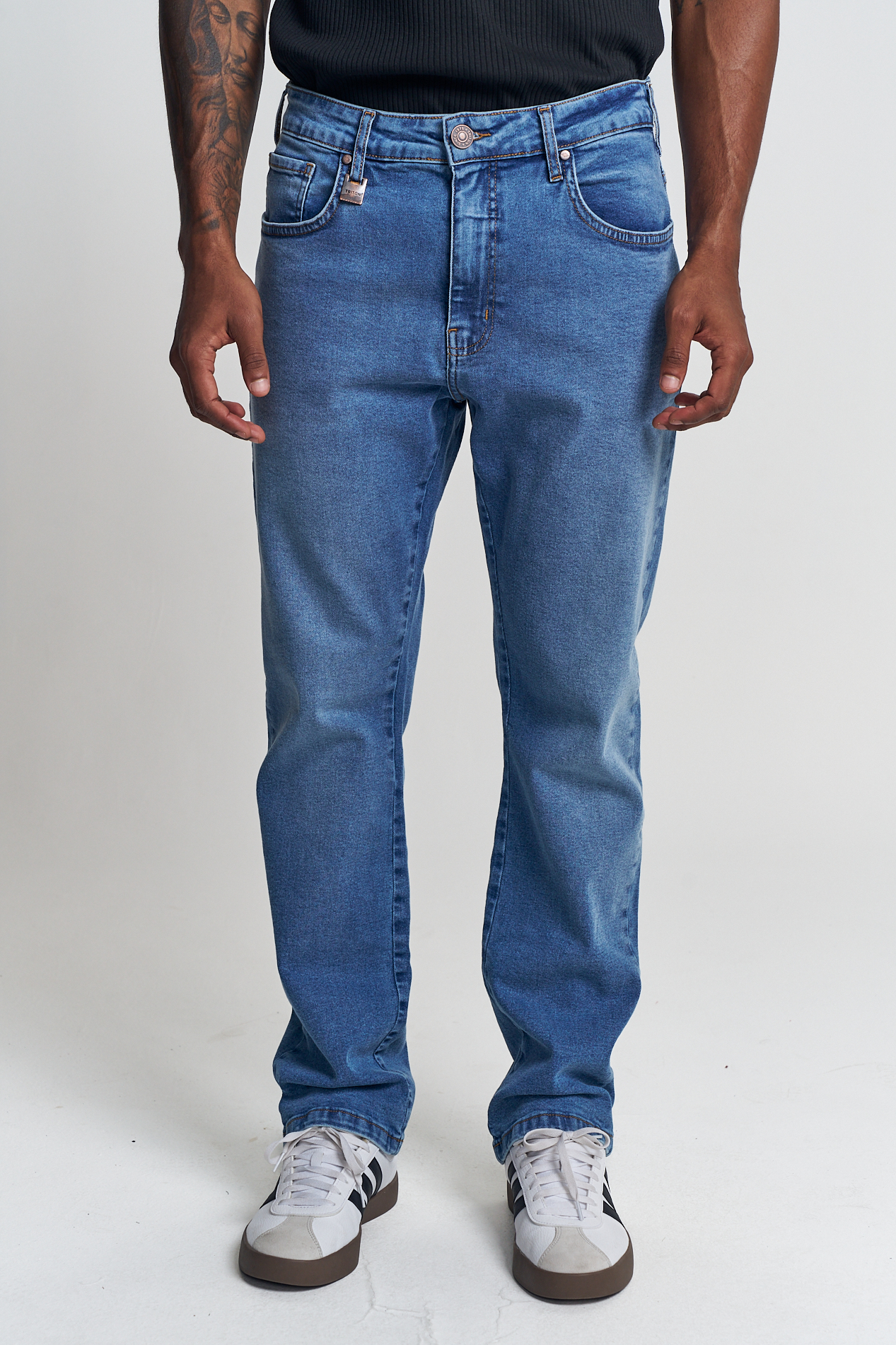 CALÇA JEANS LEO 42 INDIGO
