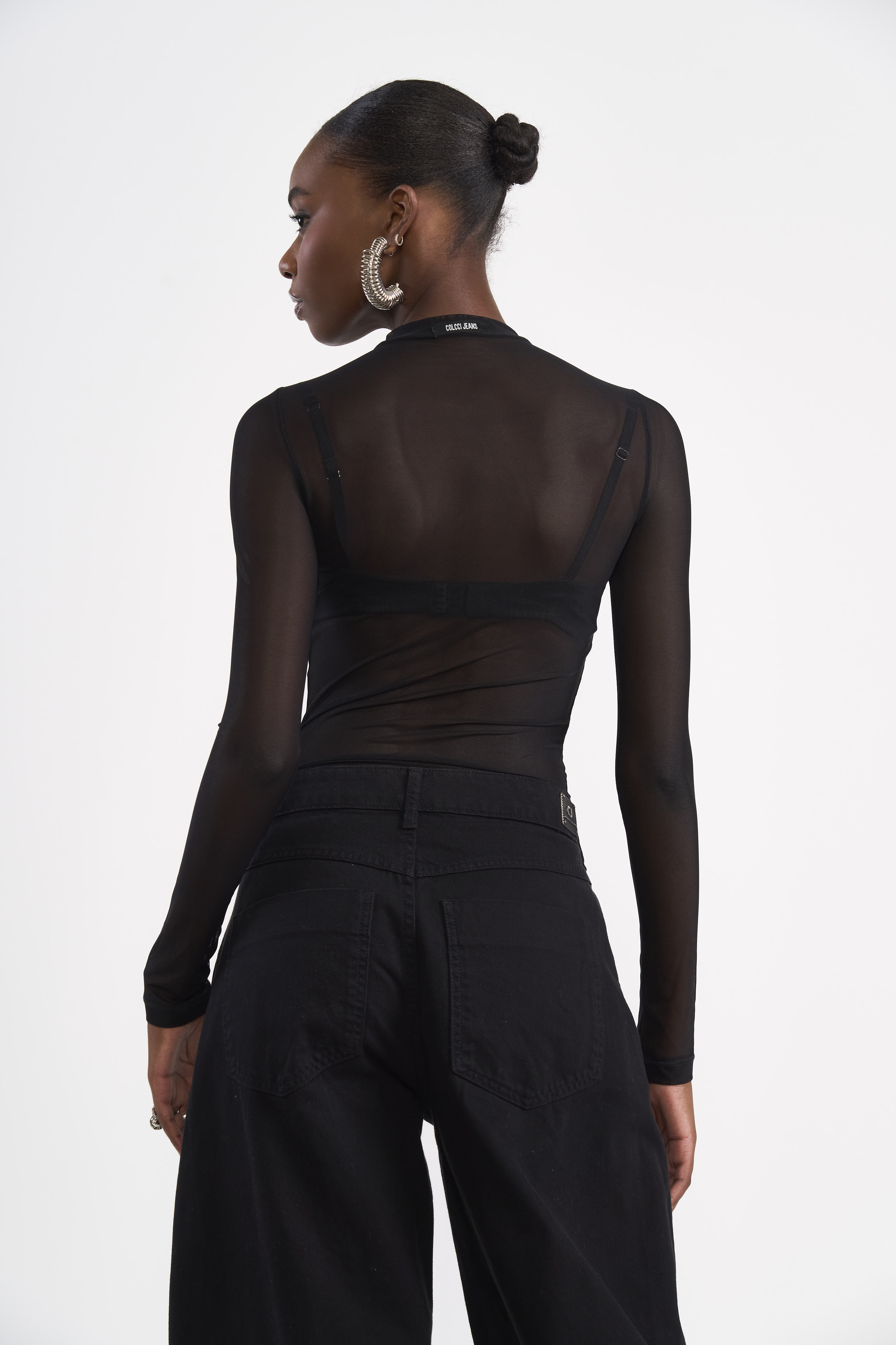 BLUSA TULE G PRETO