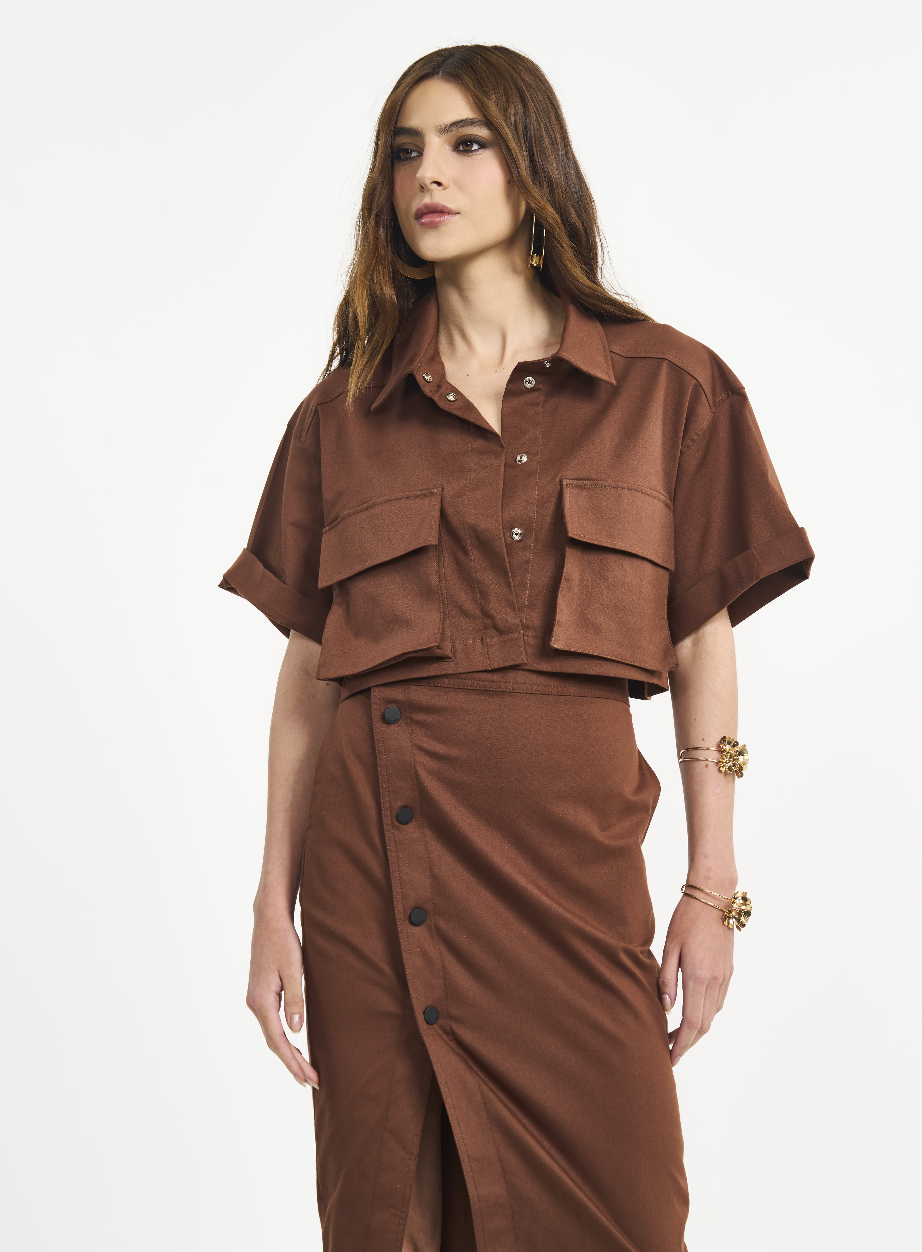 JAQUETA COLCCI P MARROM TIRAMISU