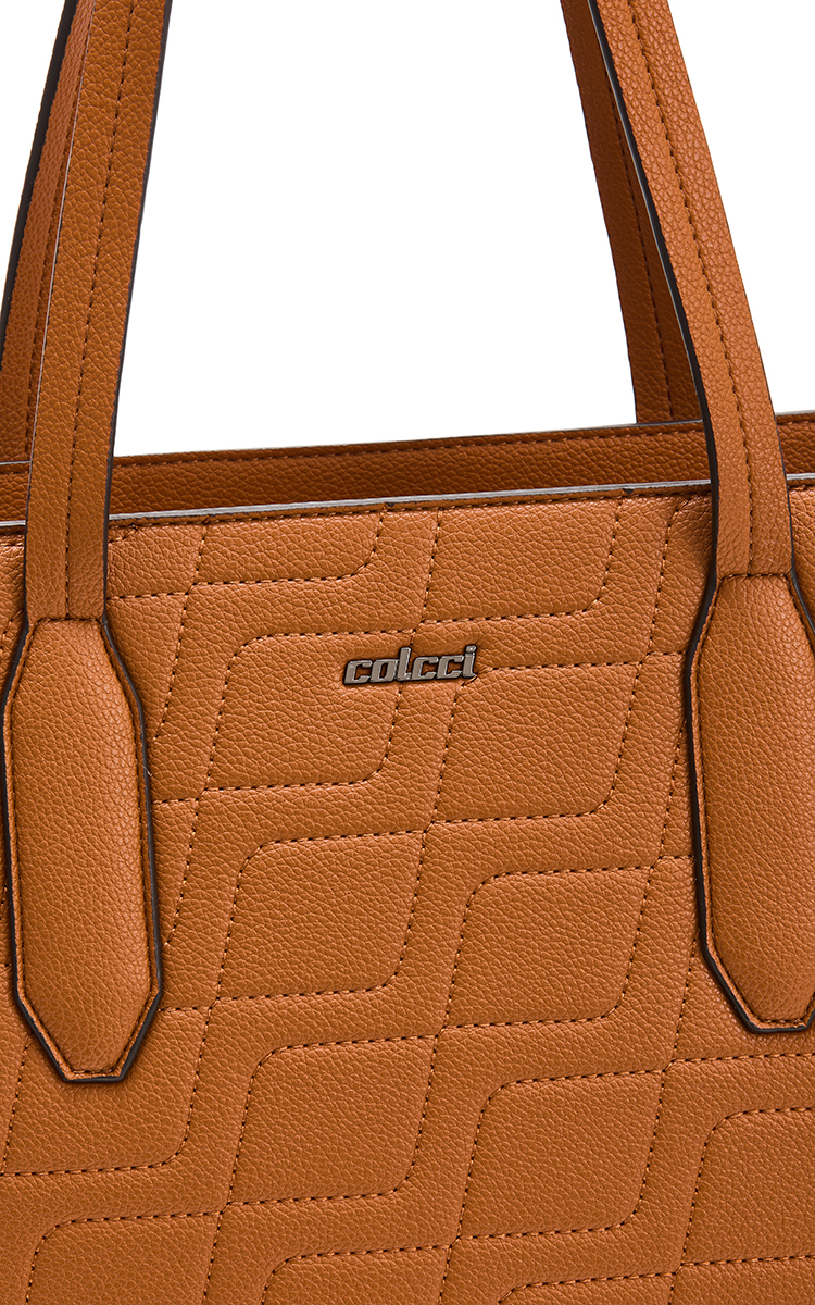 BOLSA COLCCI FEM  TAMPA CLASSIC U CARAMELO