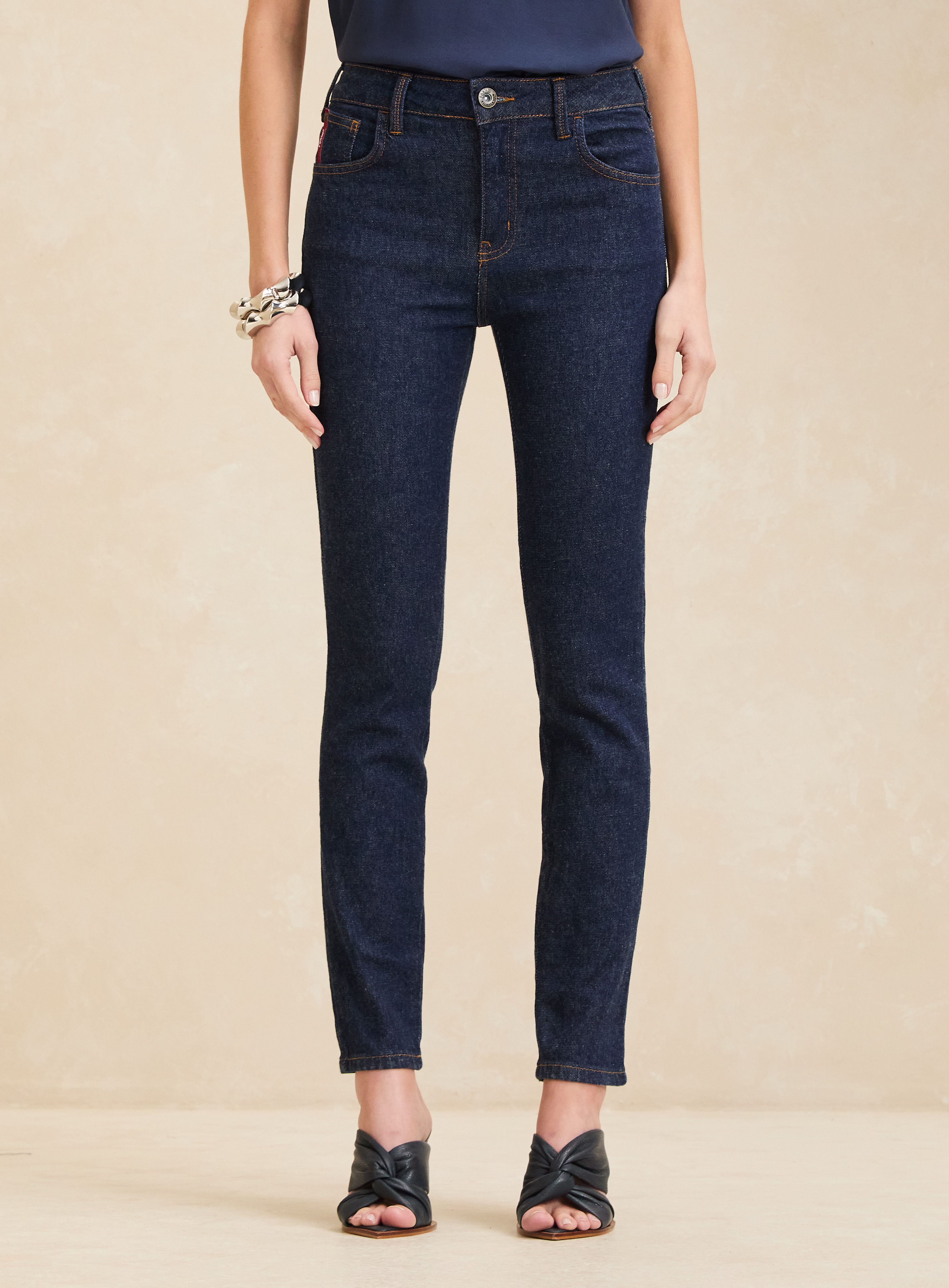 CALÇA JEANS MARISA 2 CIGARRETE 38 INDIGO