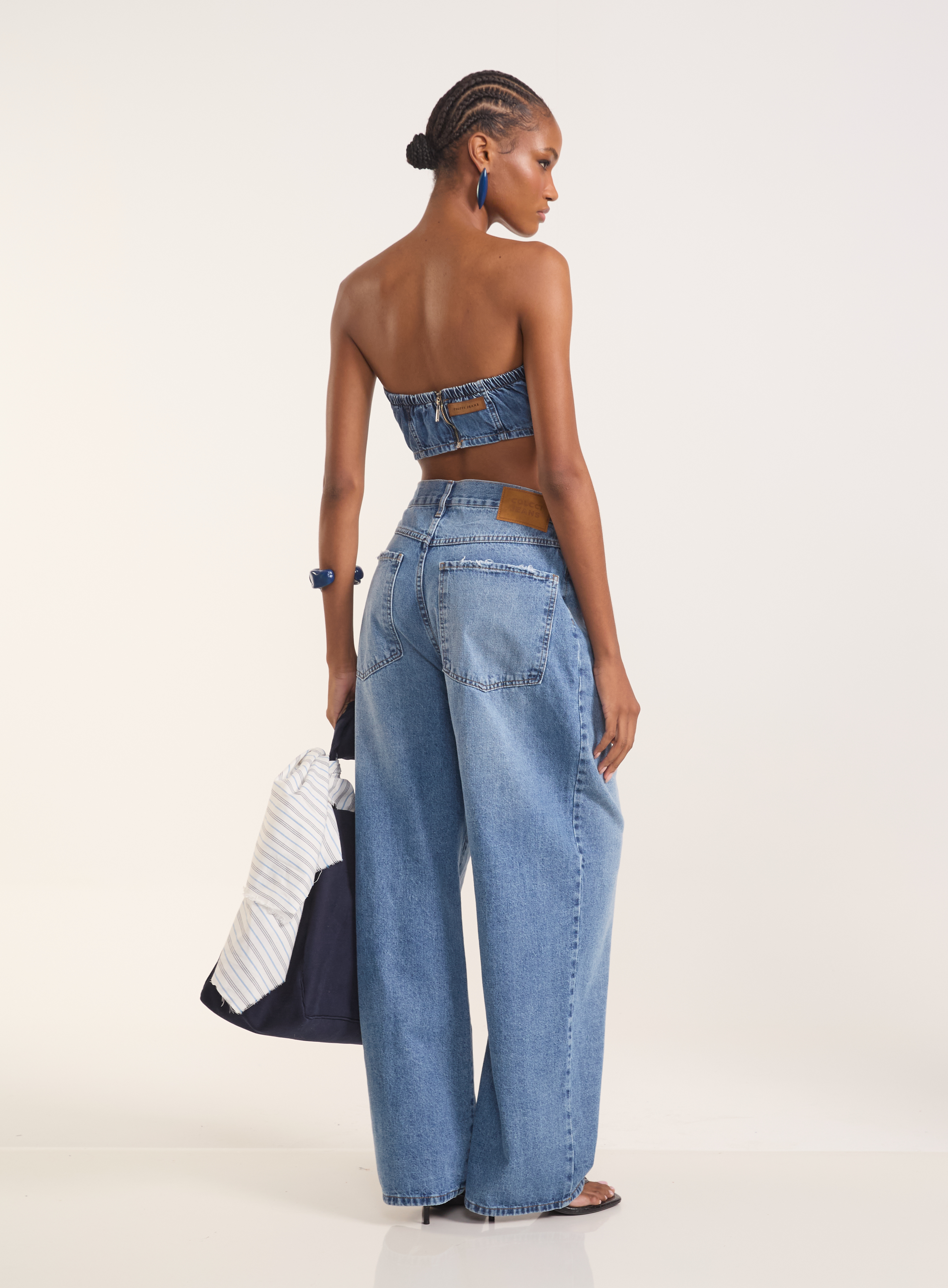 TOP JEANS M INDIGO