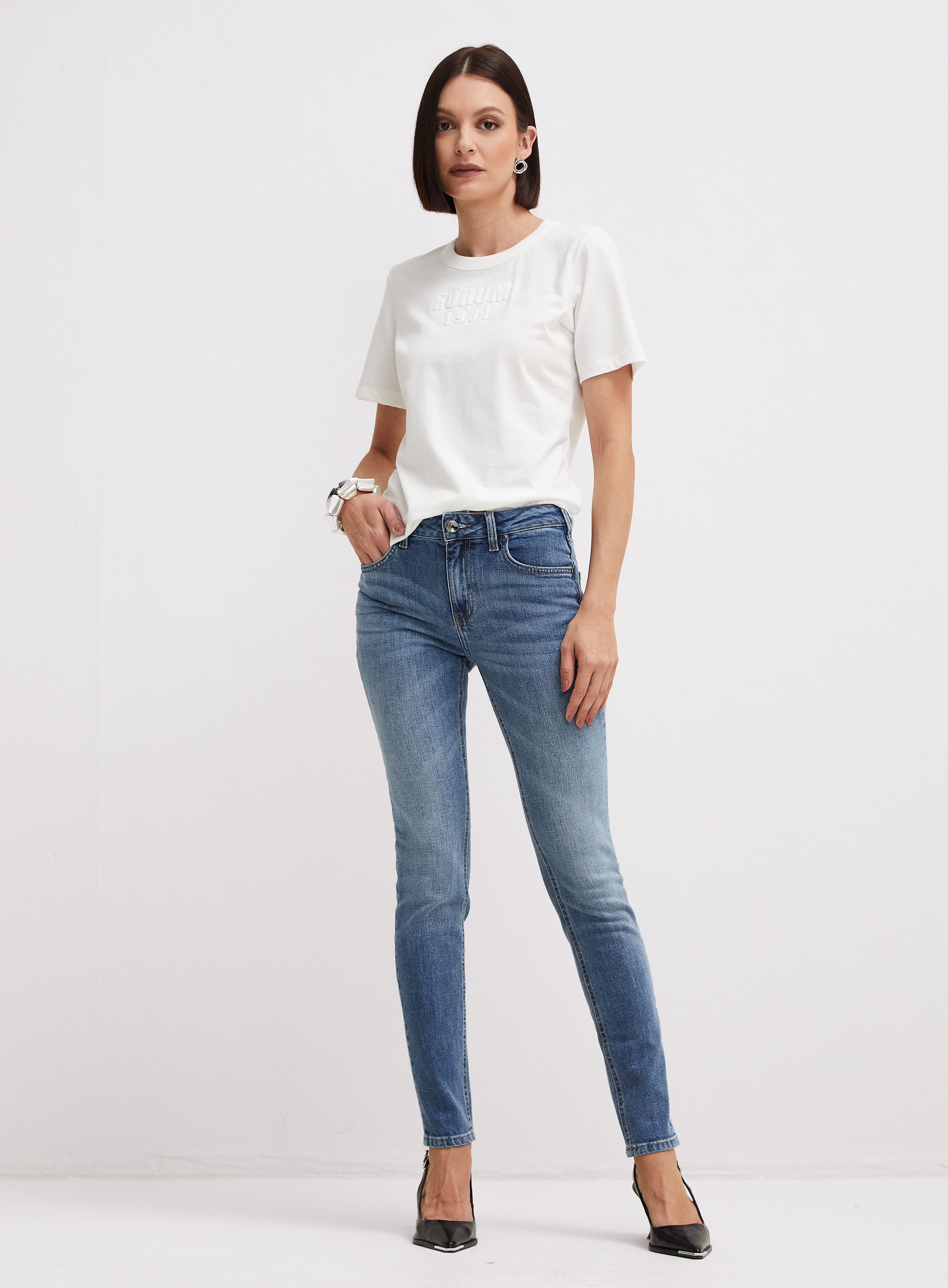 CALÇA JEANS MARISA SKINNY 38 INDIGO