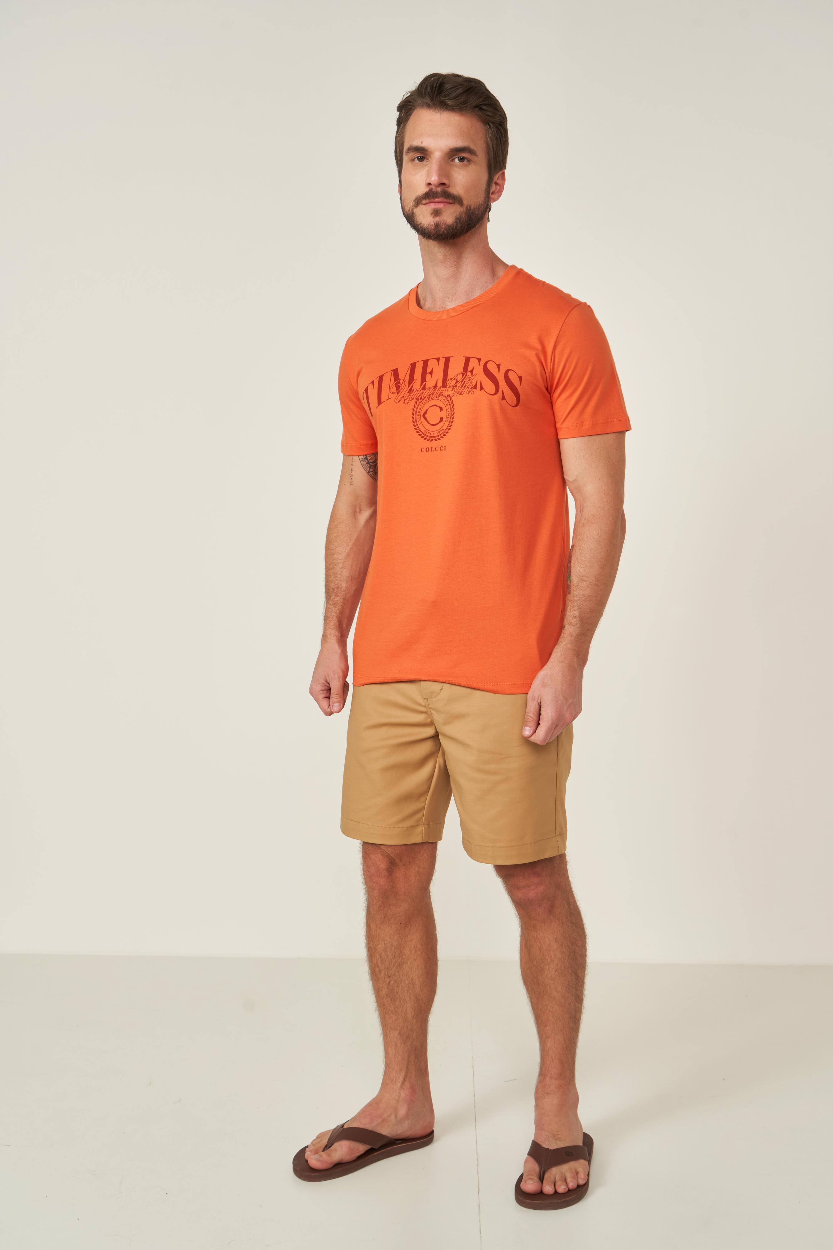 CAMISETA COLCCI GG LARANJA CAMPANARIO