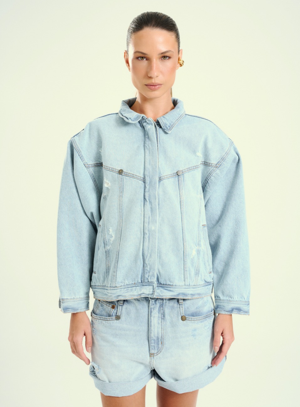JAQUETA JEANS GG INDIGO