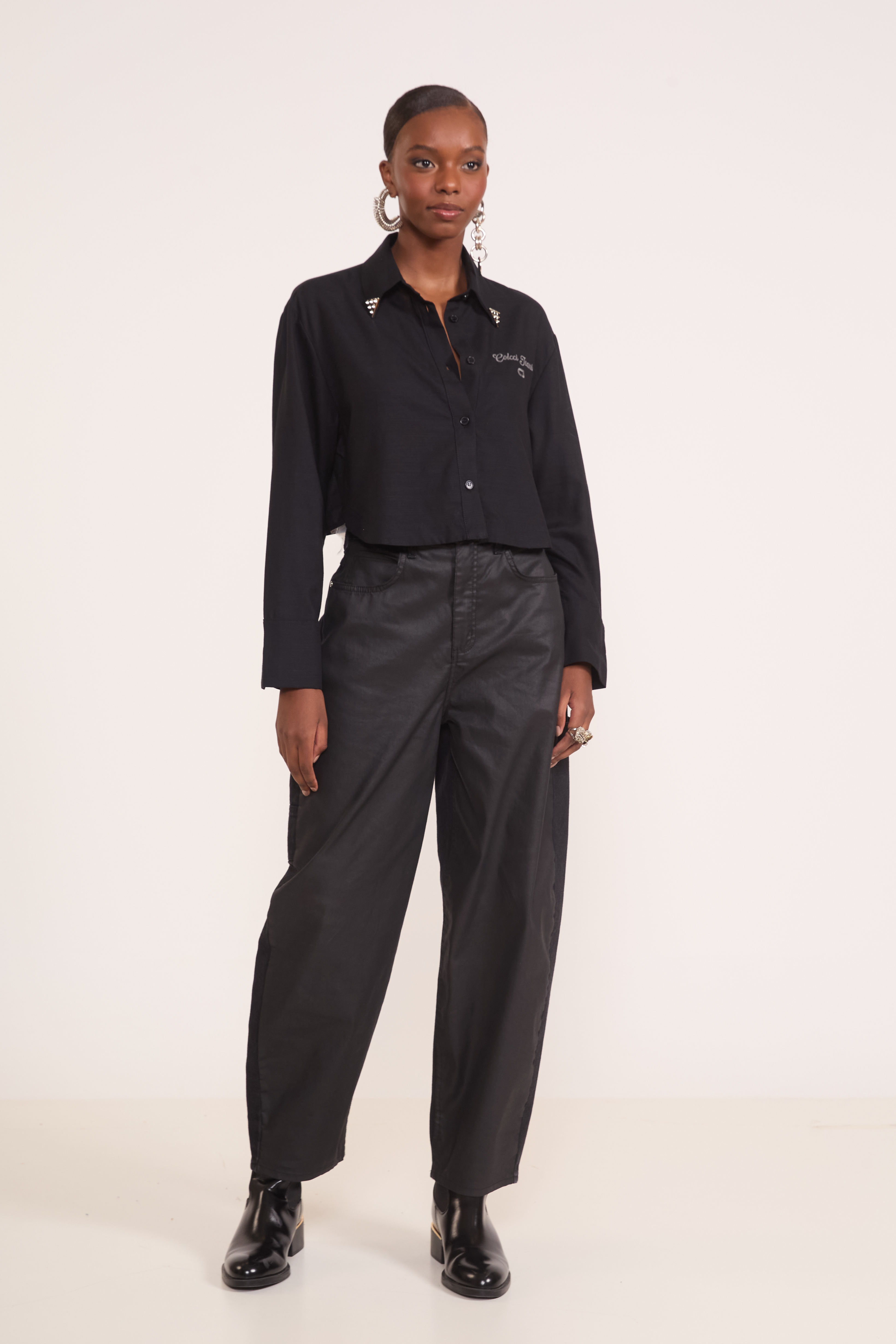 CAMISA COLCCI JEANS G PRETO