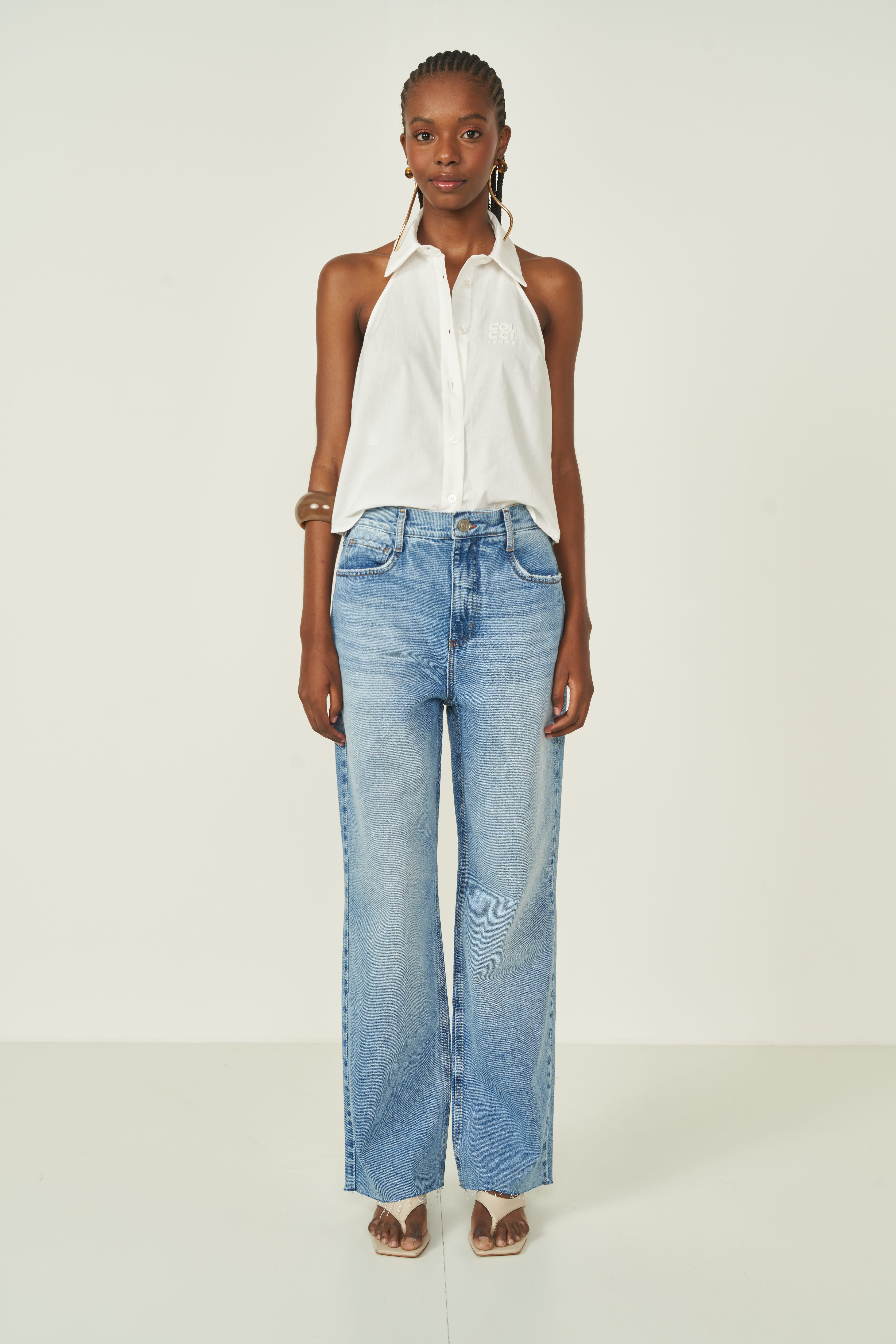 CALÇA JEANS BARCELONA 42 INDIGO
