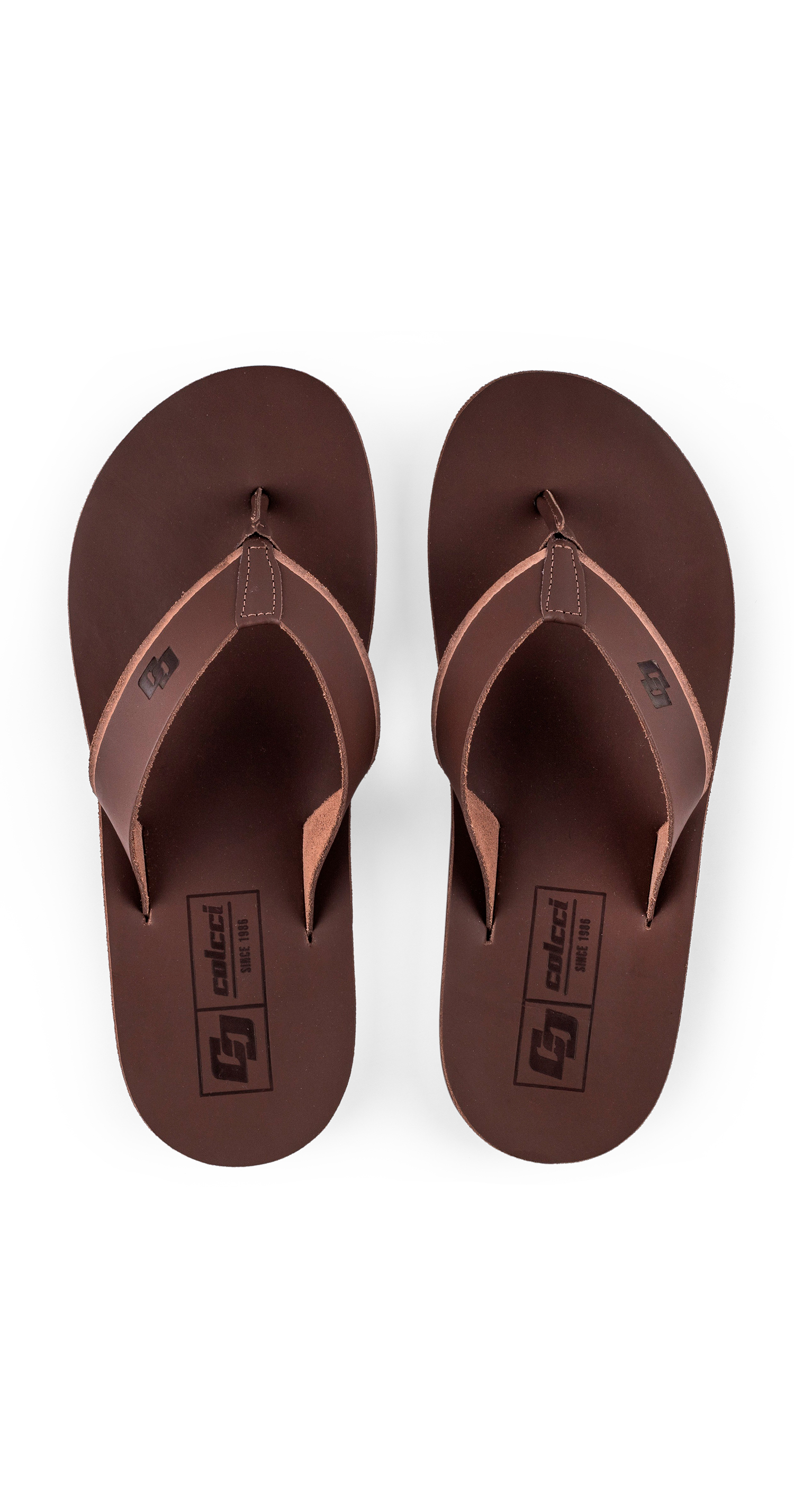 CHINELO MASCULINO NEW RIO COLCCI 39-40 CAFE