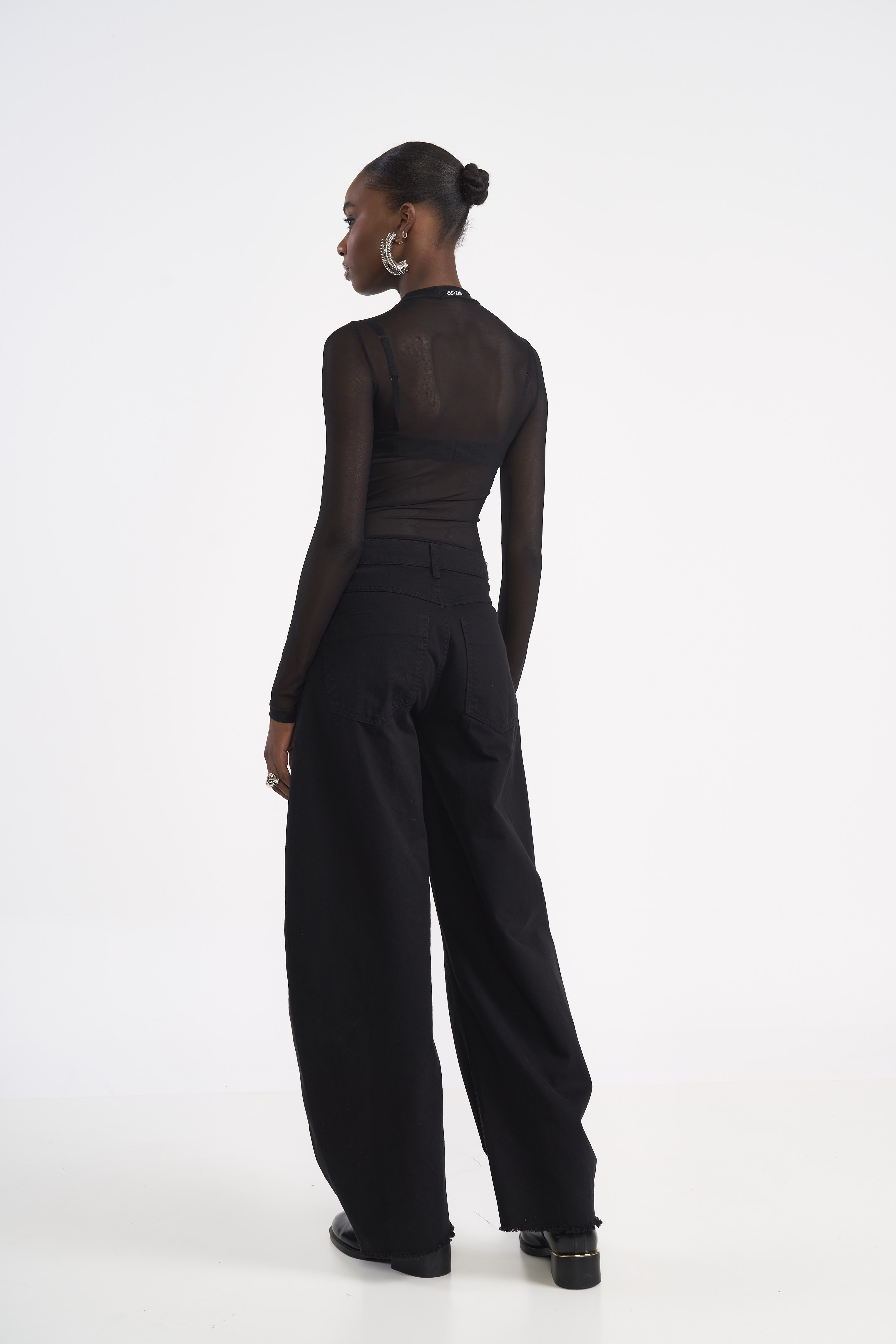 BLUSA TULE G PRETO